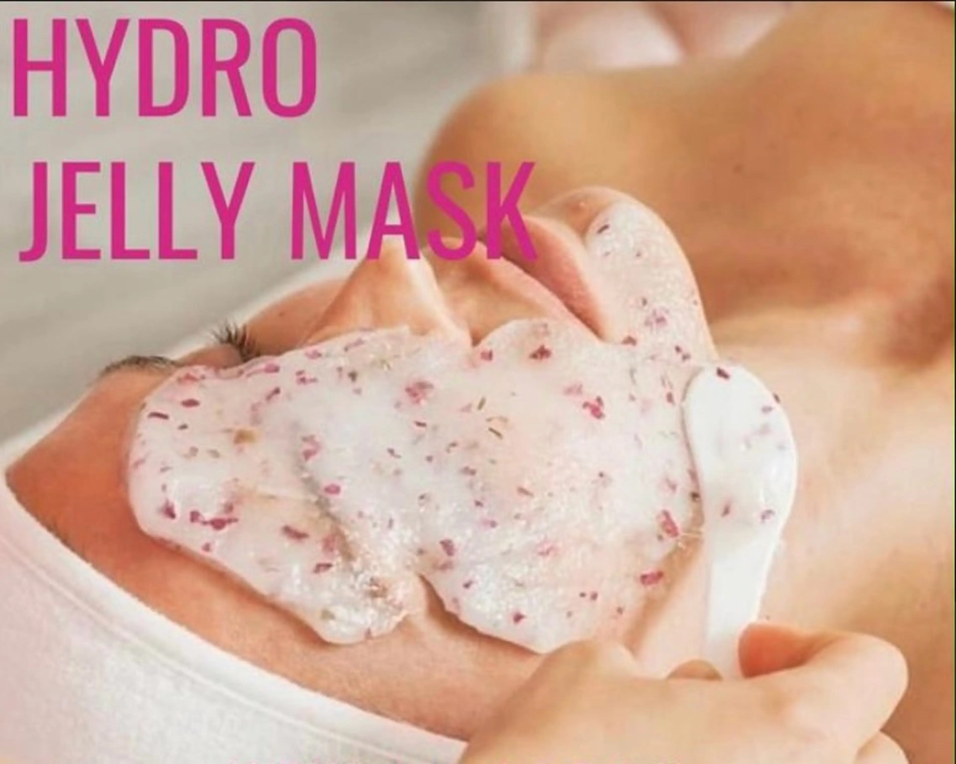 肌悩みに合わせて選べる【顔ワックス+ハイドロジェリーマスク】の写真