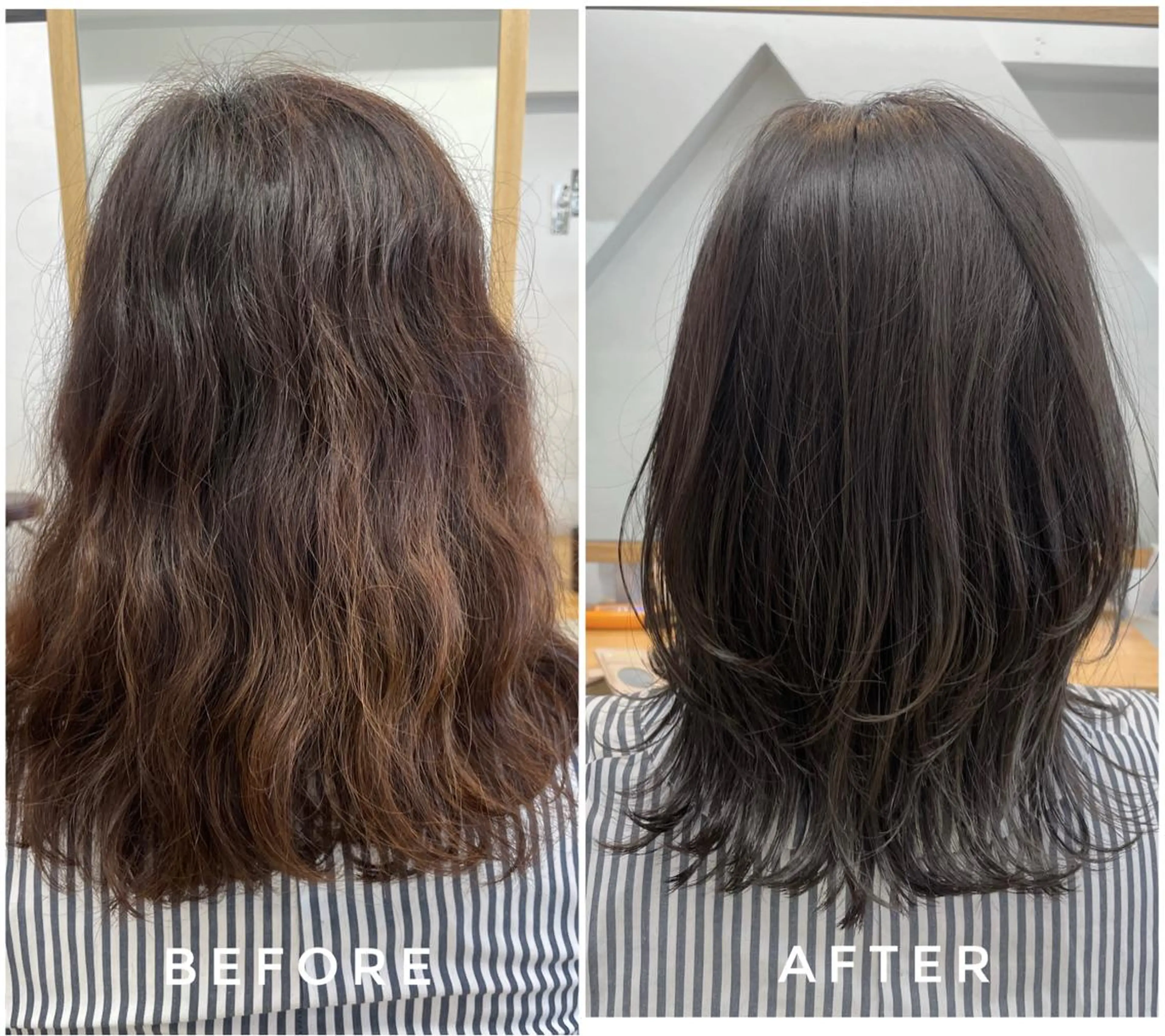 セミロング レイヤーカット 藤本 静香のヘアスタイル