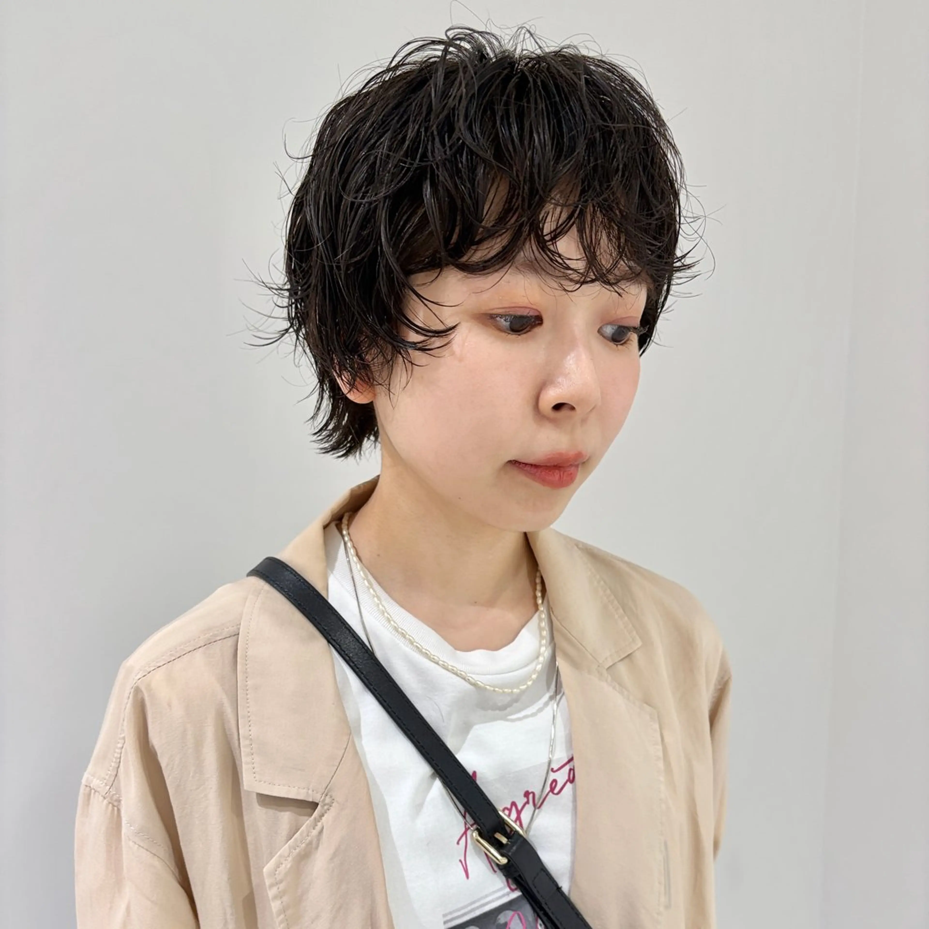 ショート パーマ ショートヘア ウルフカット カット パーマ ヘアセット 🌿ショート🌿 パーマ🌿淳平のヘアスタイル