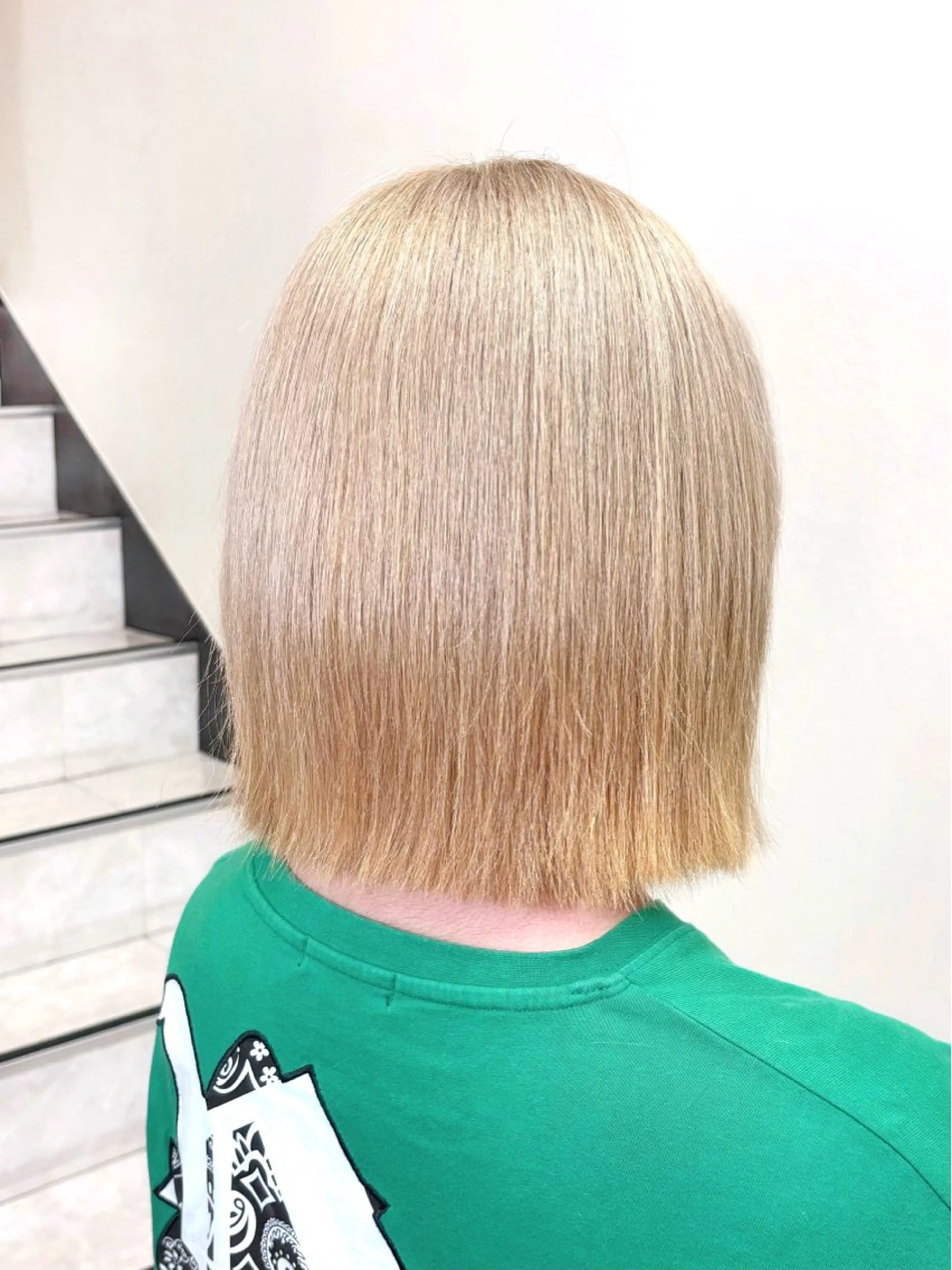 ミディアム ヘアカラー ブリーチ／ 髪質改善／ＲＹＯのヘアスタイル