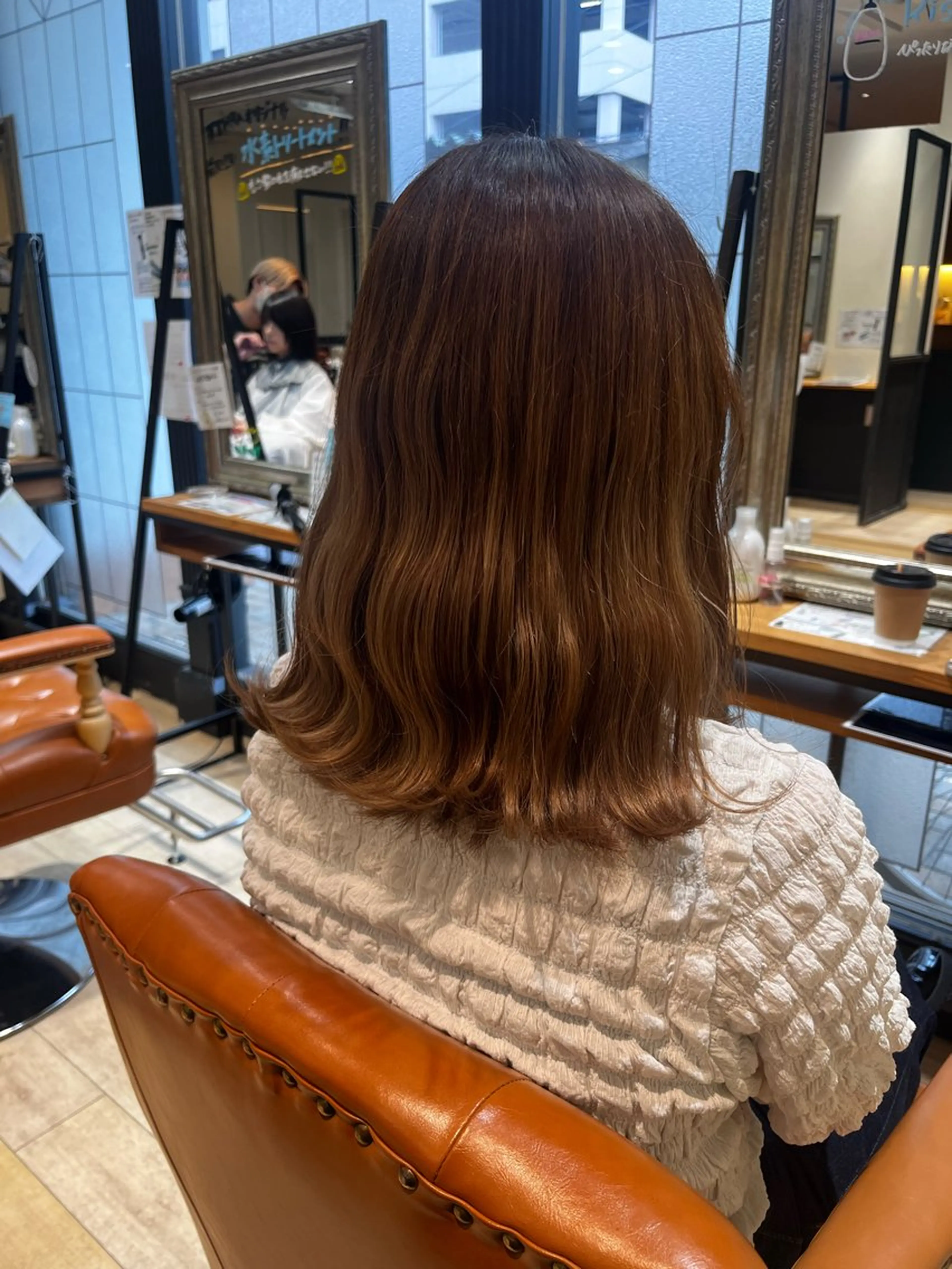 ミディアム ヘアカラー ななか /KOKOROのヘアスタイル