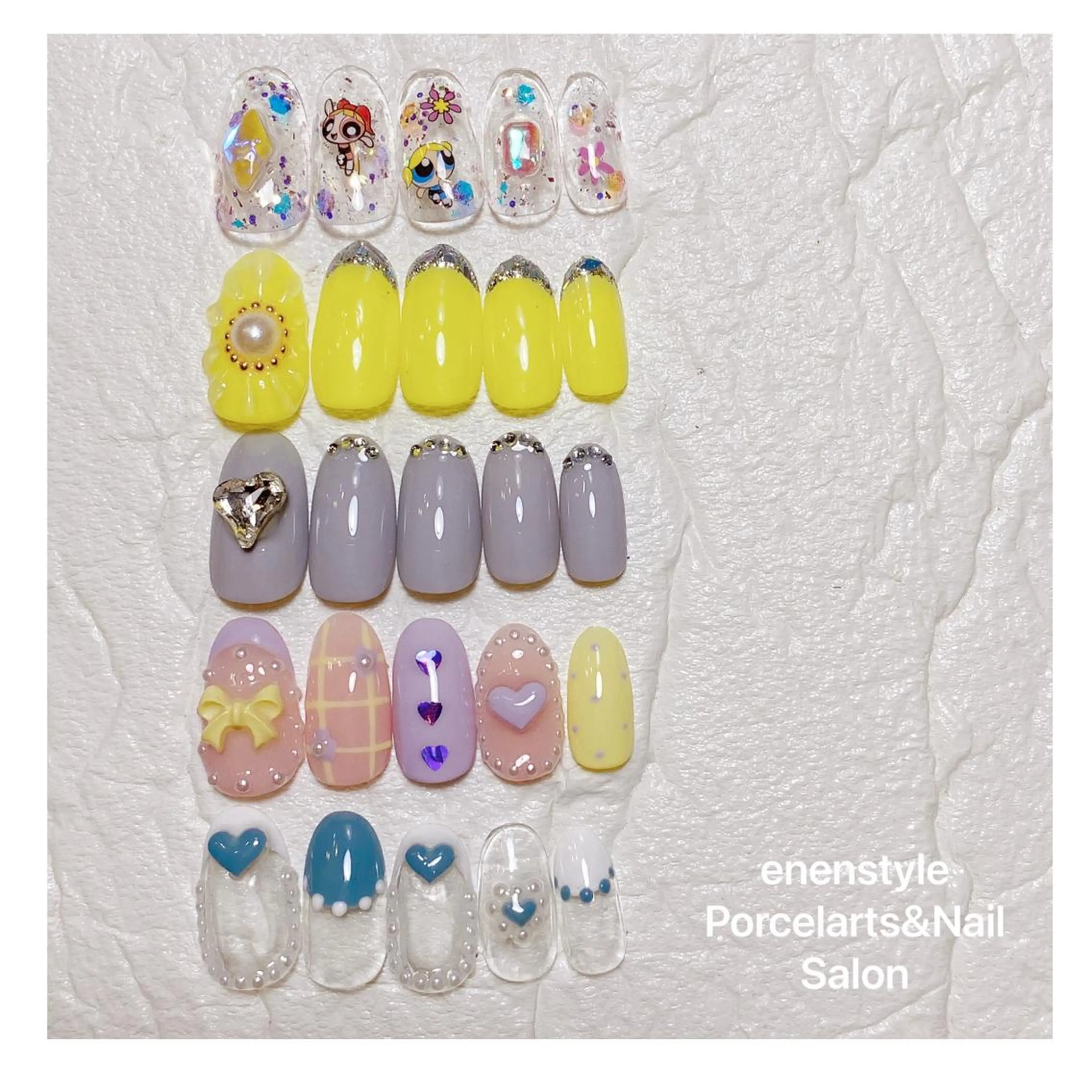 ミディアム ネイル 👑enen style👑のネイルデザイン