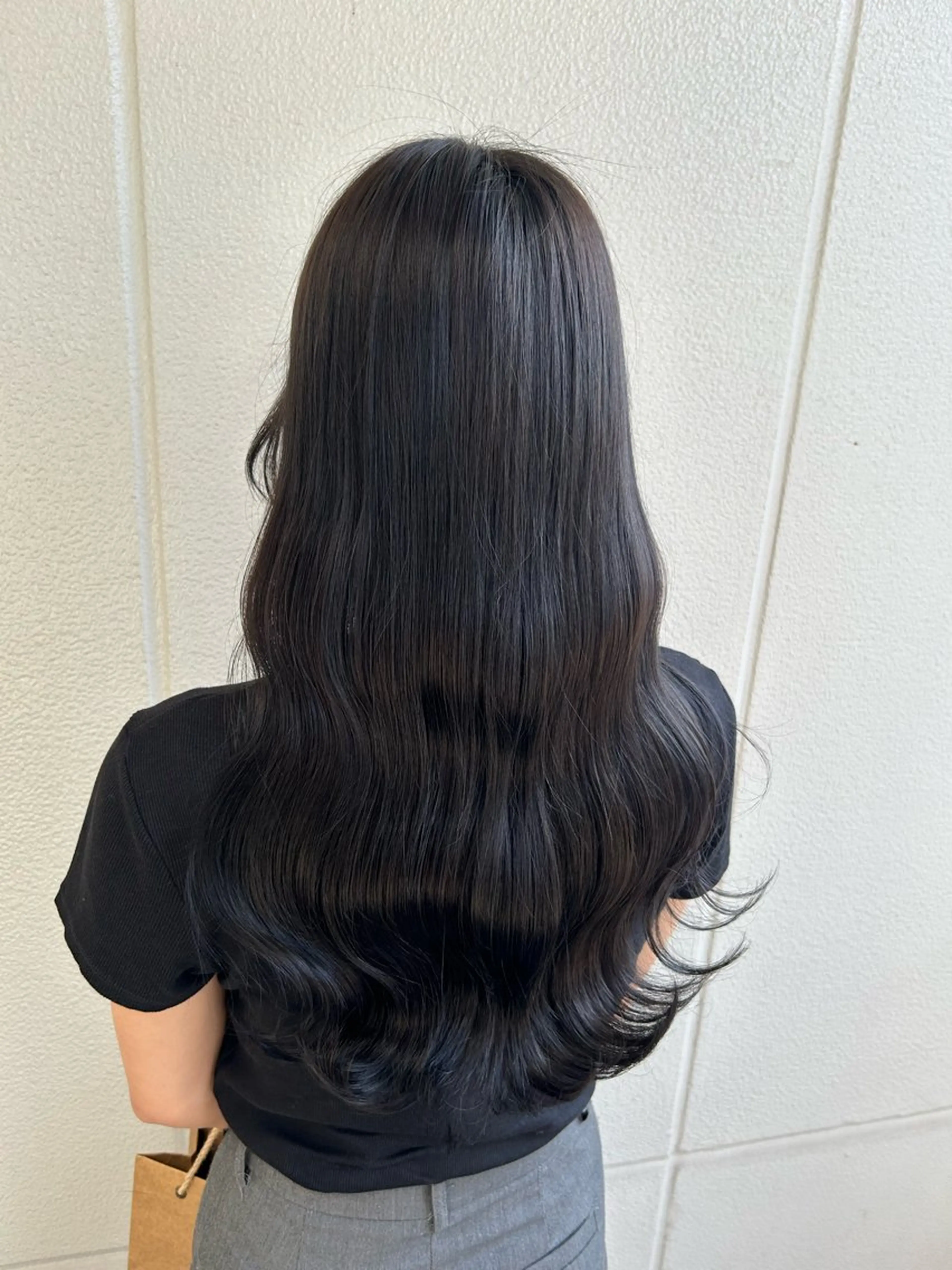 ロング カラー ヘアアレンジ ダークグレー ダークグレージュ グレージュ 《暖色/韓国hair 》🇰🇷桑原ユキネのヘアスタイル