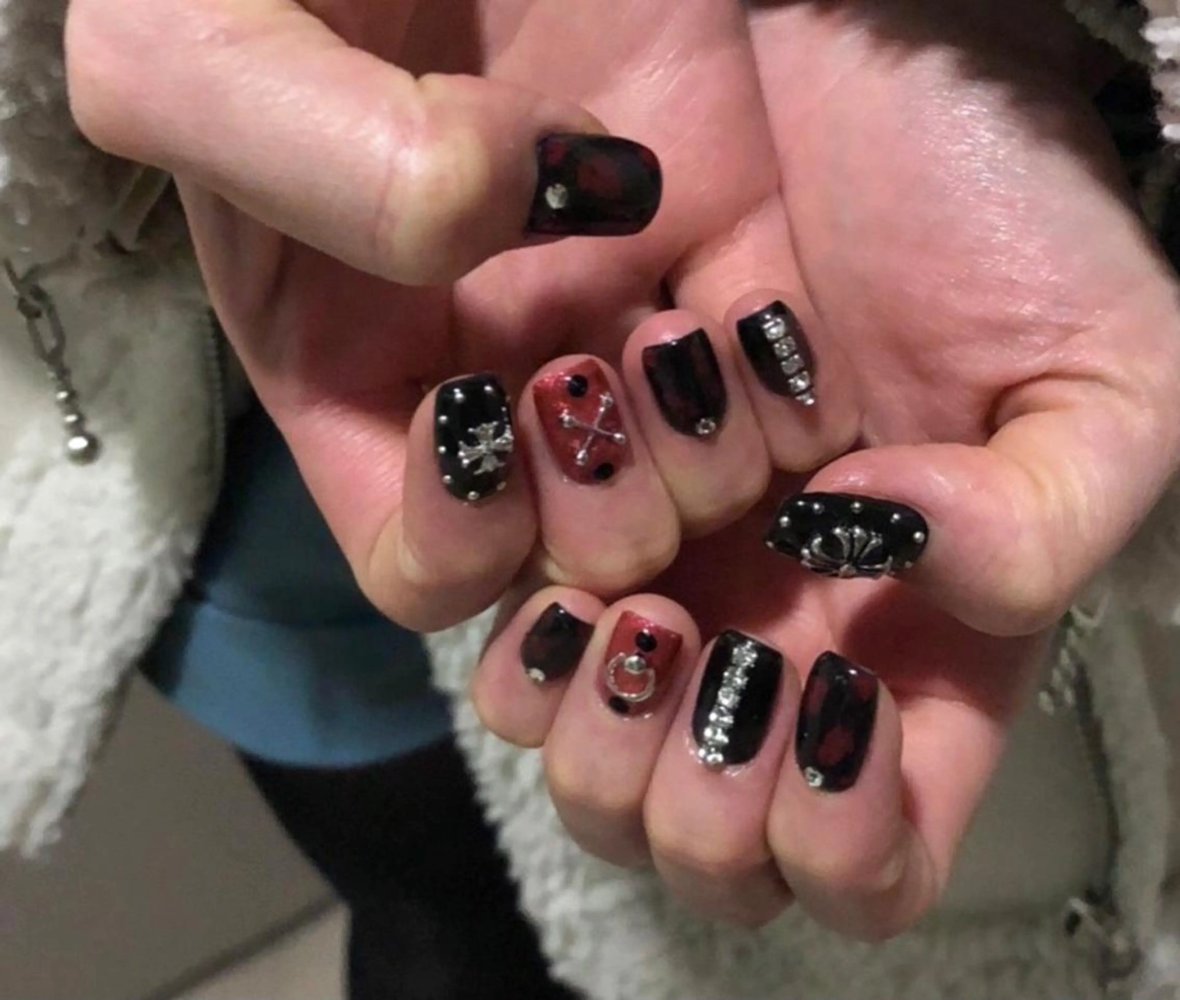 ネイル ハンドネイル ☽ ☾のネイルデザイン