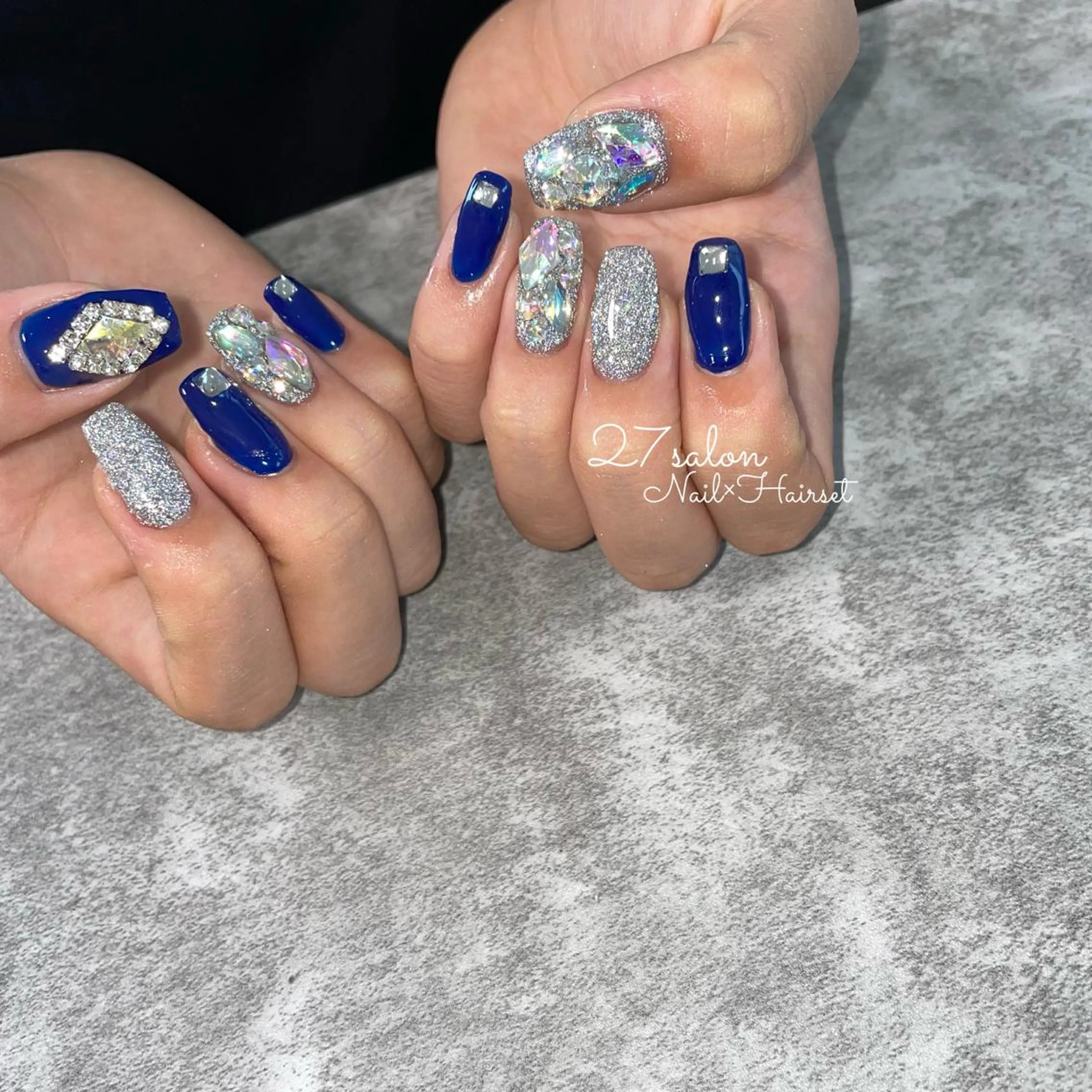 ネイル フラッシュネイル 韓国ネイル 27salon yuinaのネイルデザイン