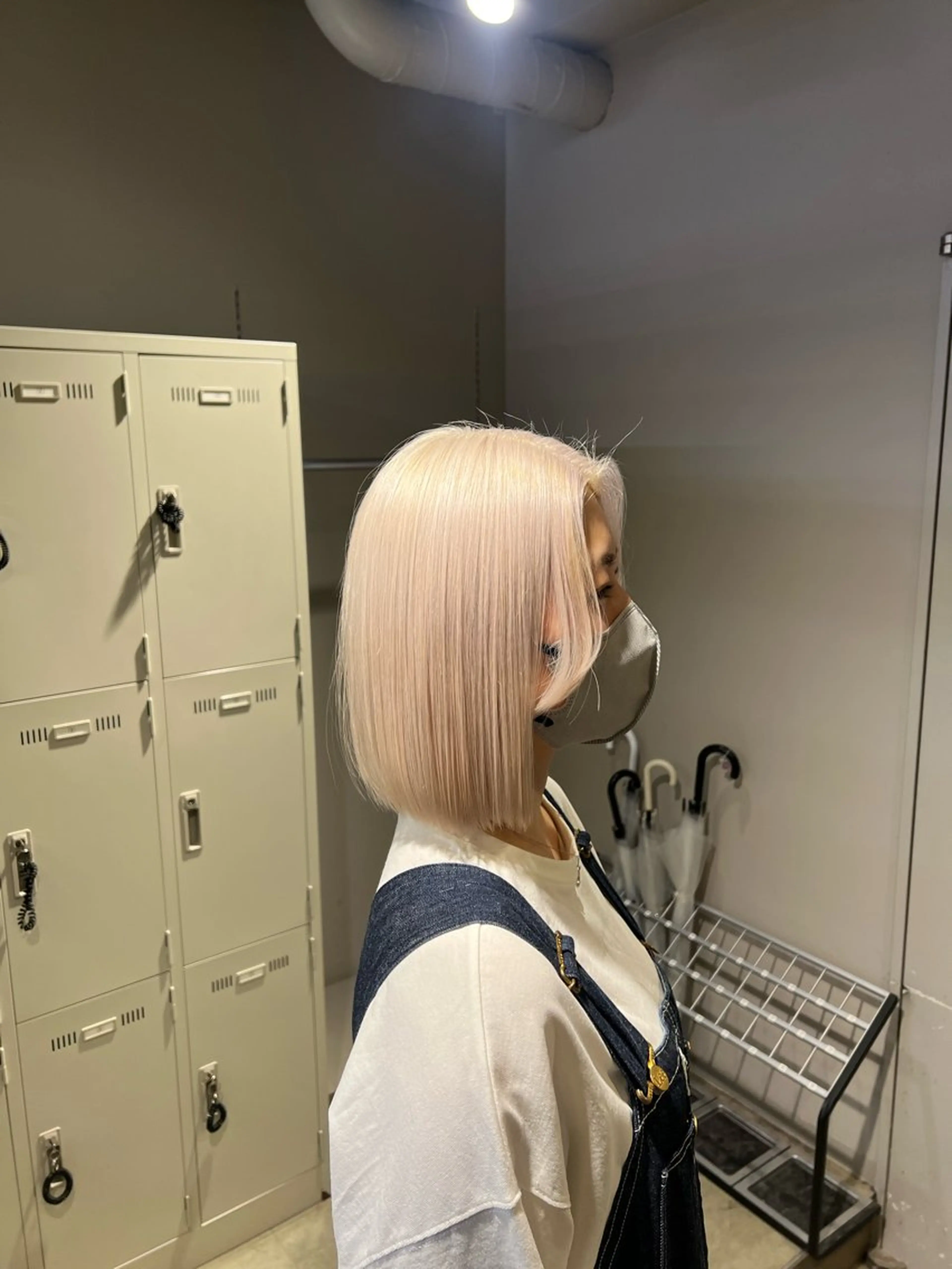 ミディアム カラー カット ヘアカラー 韓国レイヤーカット /REIのヘアスタイル