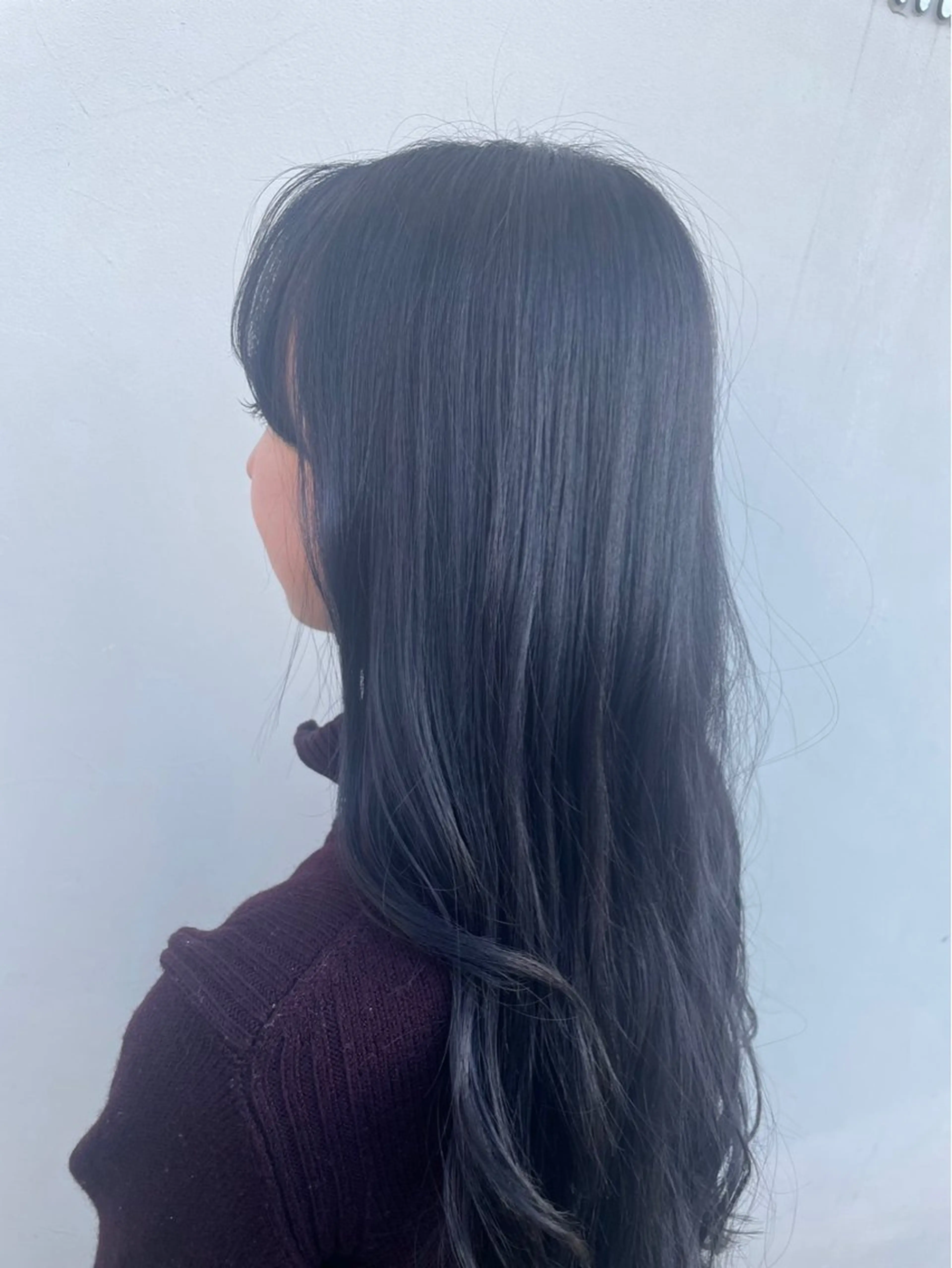 ロング カラー 佐々木 優花のヘアスタイル