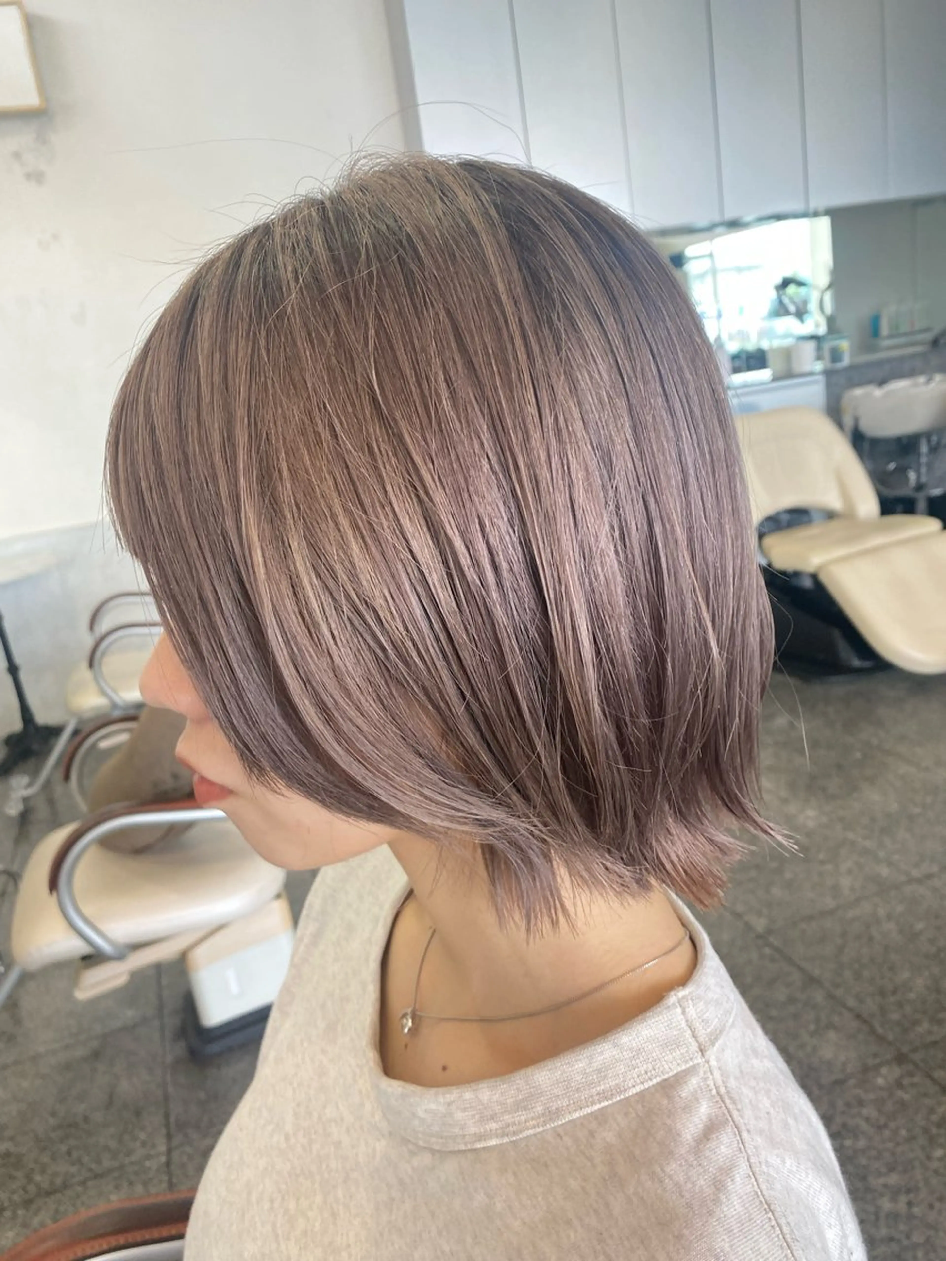ショート 大森 有紗のヘアスタイル