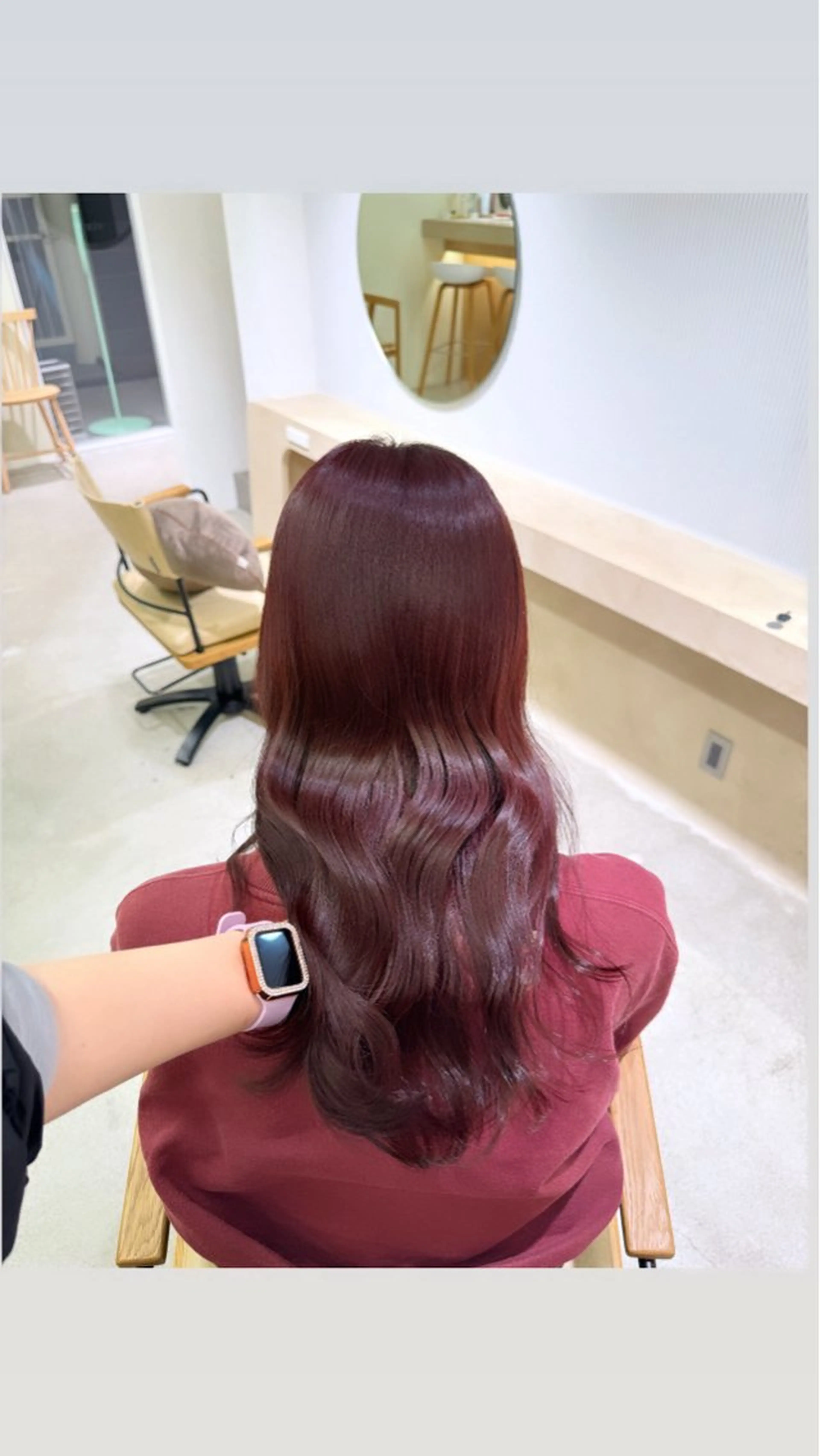 カラー ヘアカラー ulu名古屋栄所属・落合しほ/韓国ヘア/ 髪質改善/縮毛矯正のヘアスタイル