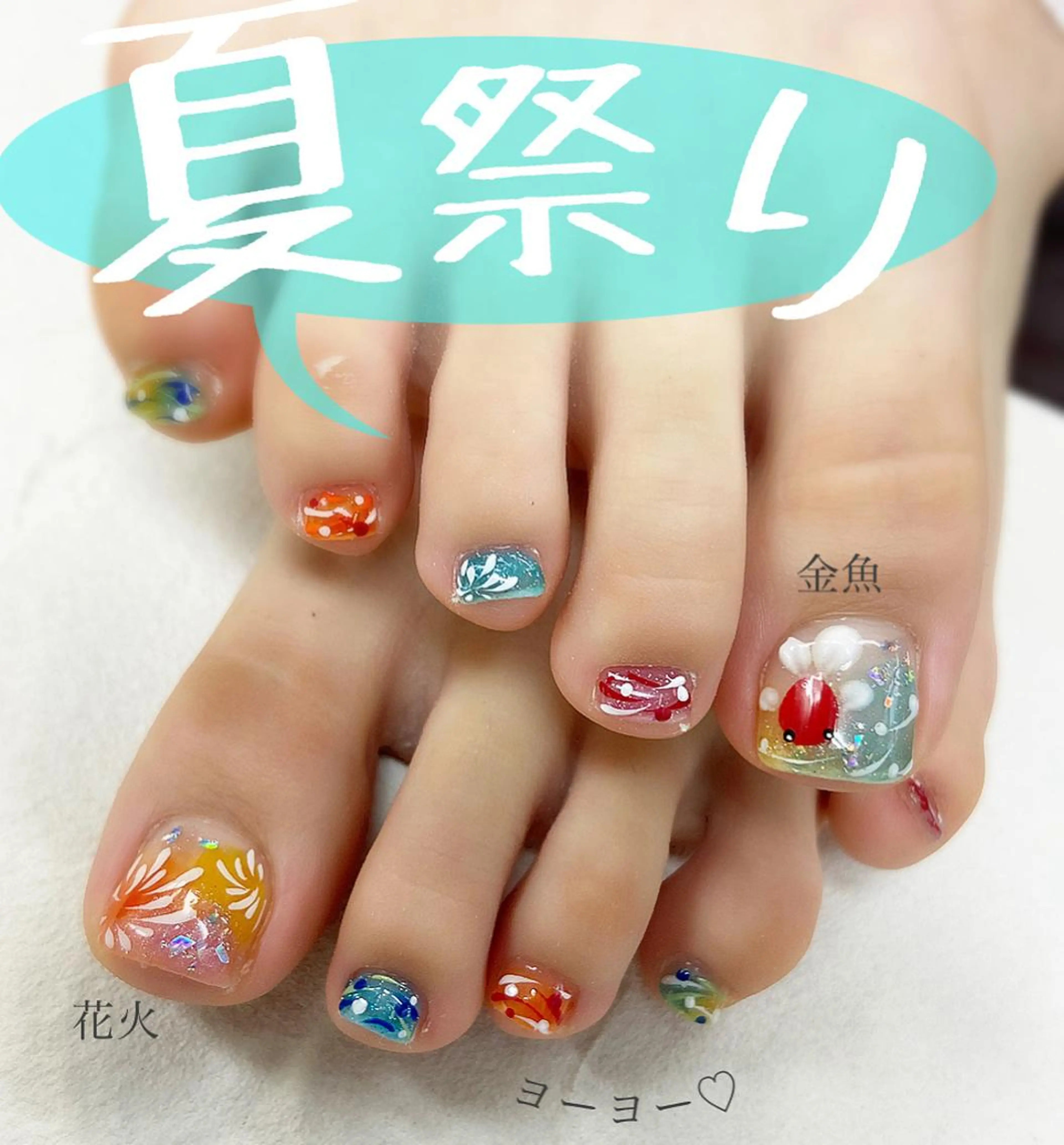 ネイル フットネイル BIANCA Ouchidaのネイルデザイン