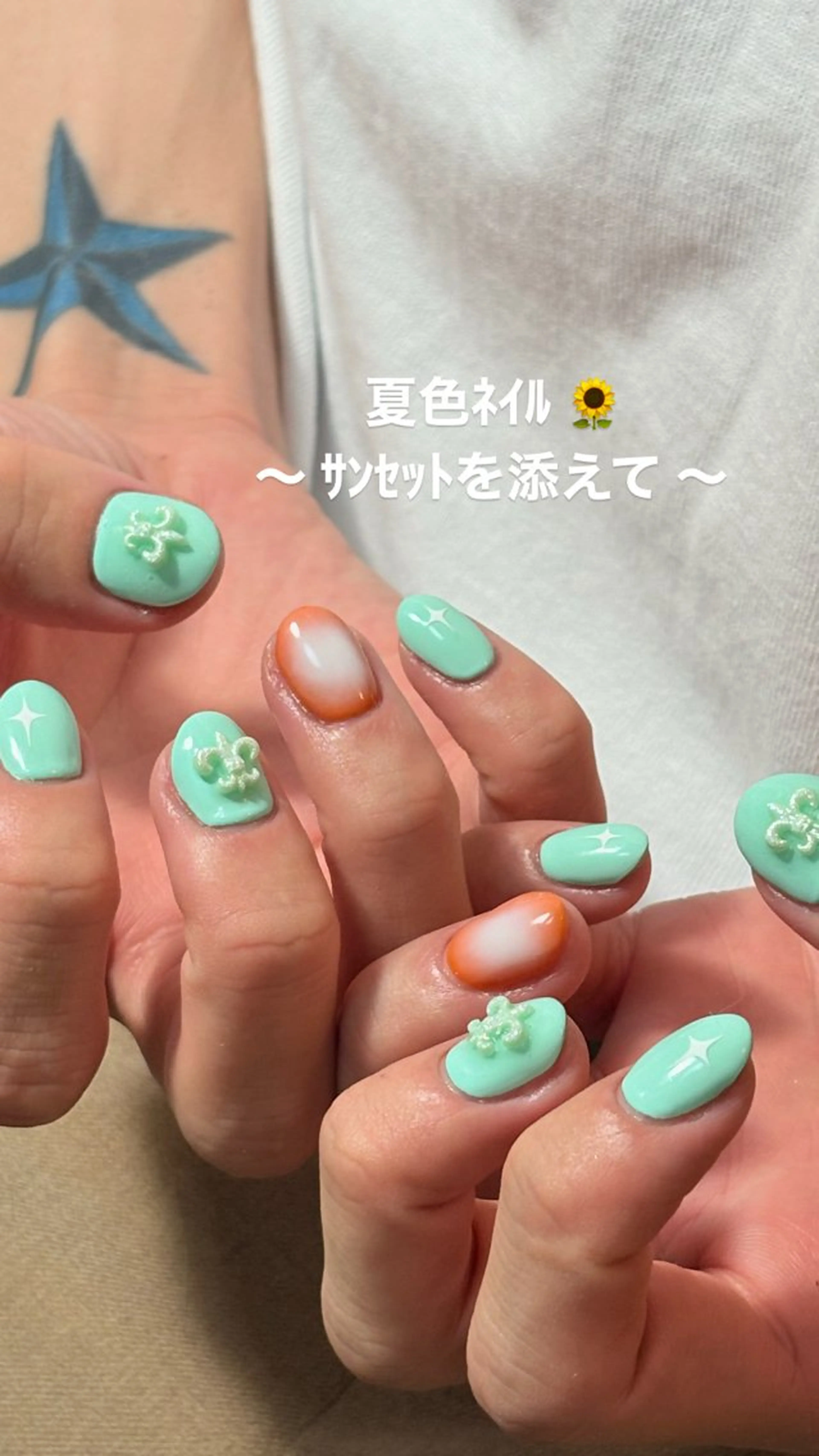 ネイル ハンドネイル she saw me / shokoのネイルデザイン