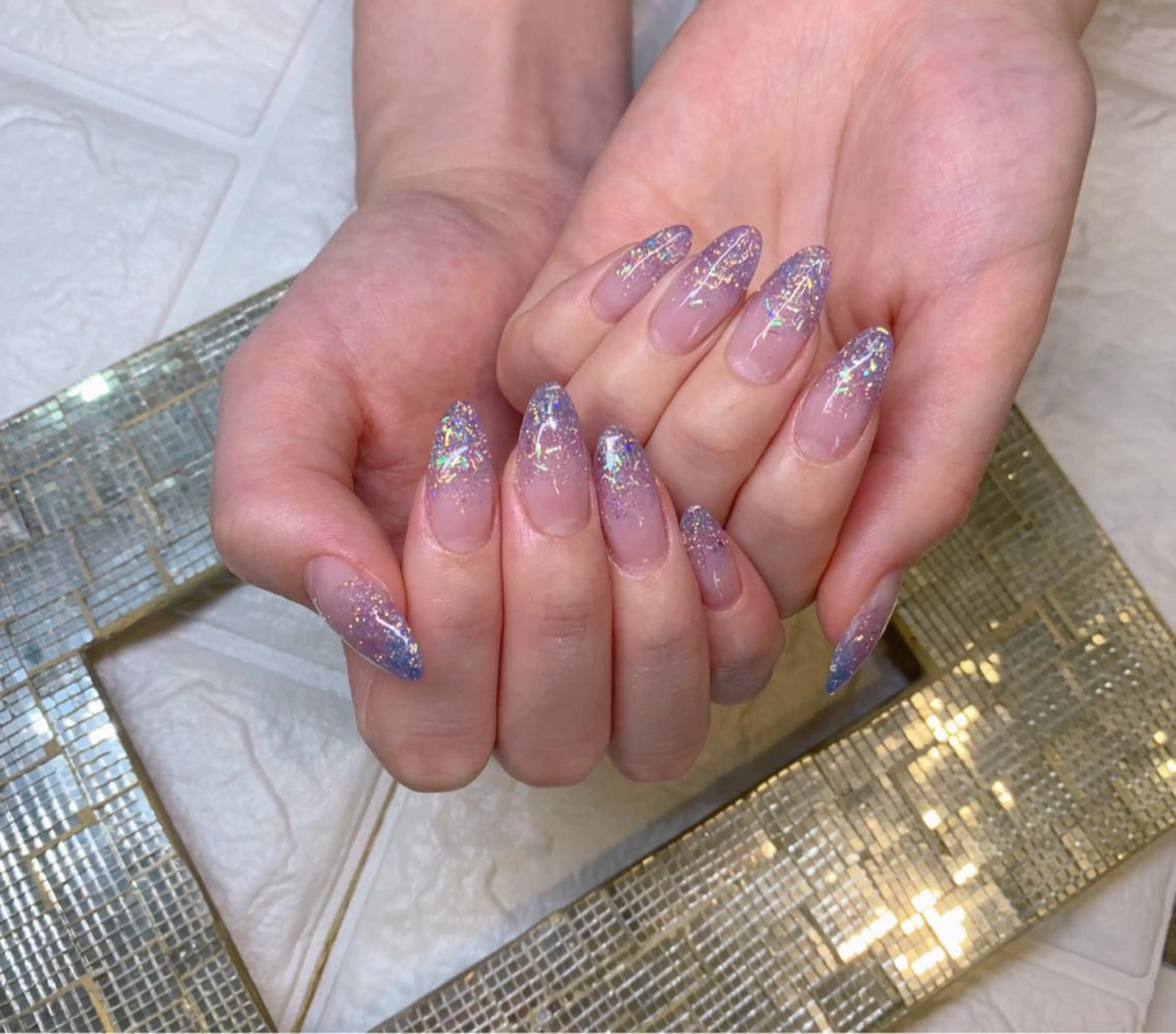 ネイル グラデーション スカルプネイル *･*MIMnail *･゜ﾟ･*:･*のネイルデザイン