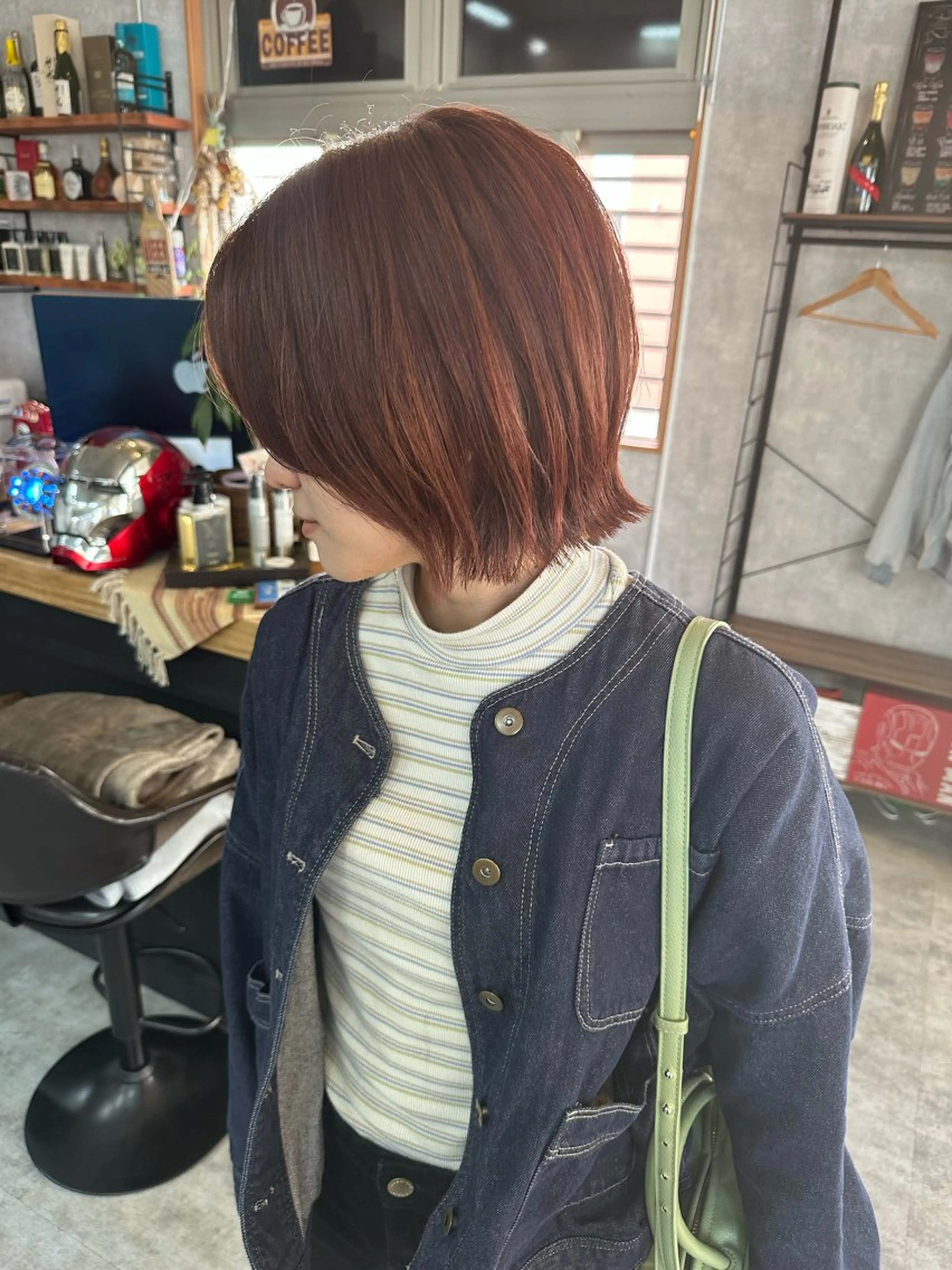 ショート 切りっぱなしボブ ショートボブ ハンサムショート 丸みショート ボブ カット ヘアカラー トリートメント C’LD hair  produce /シールドヘア所属・モテ髪/ボブ/ショー ト/アダチフウトのヘアスタイル