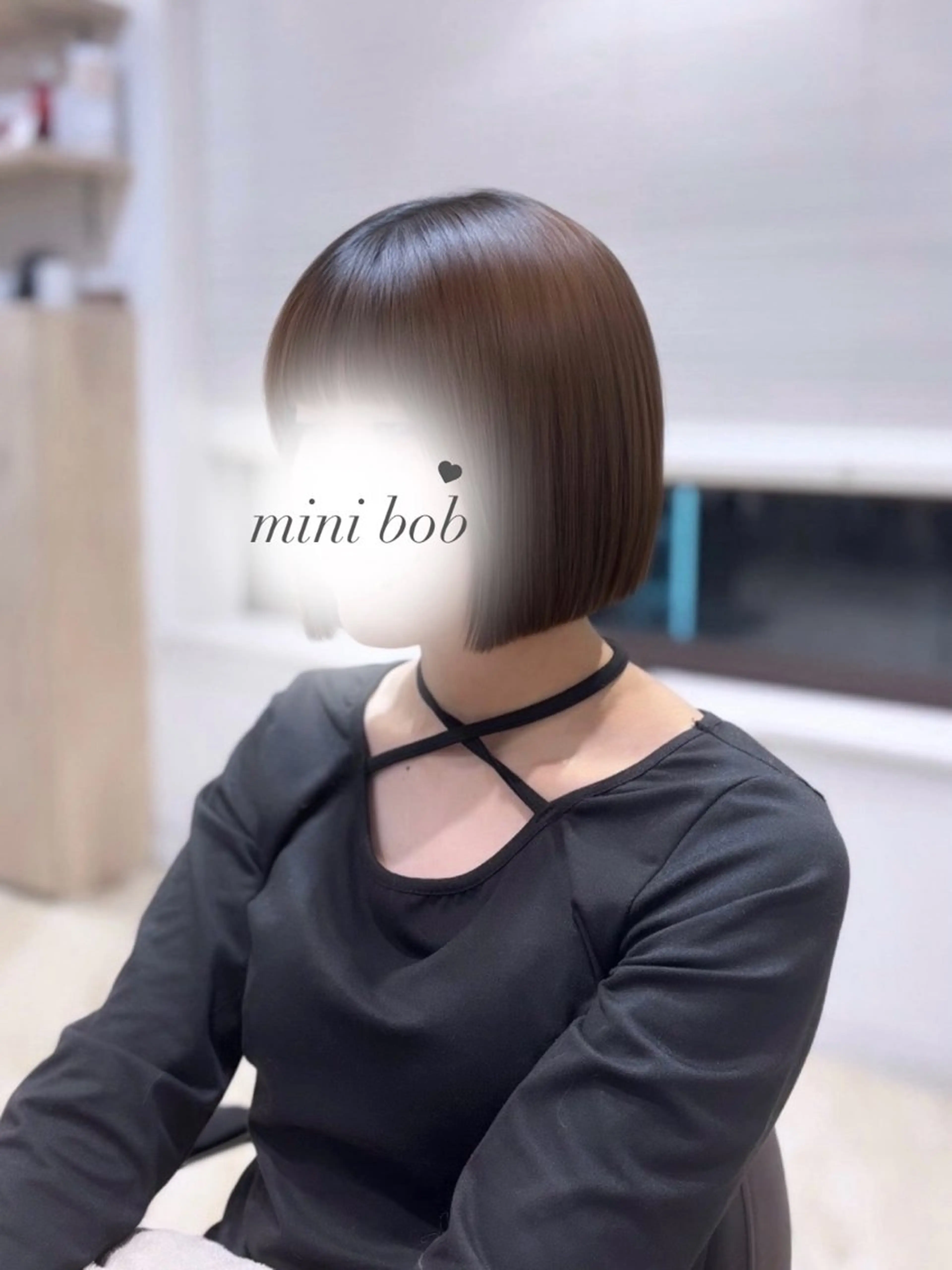ｵｽｽﾒ♡ミニボブor ショートカット🤍(平・土19:00～、日・祝18:00～)の写真