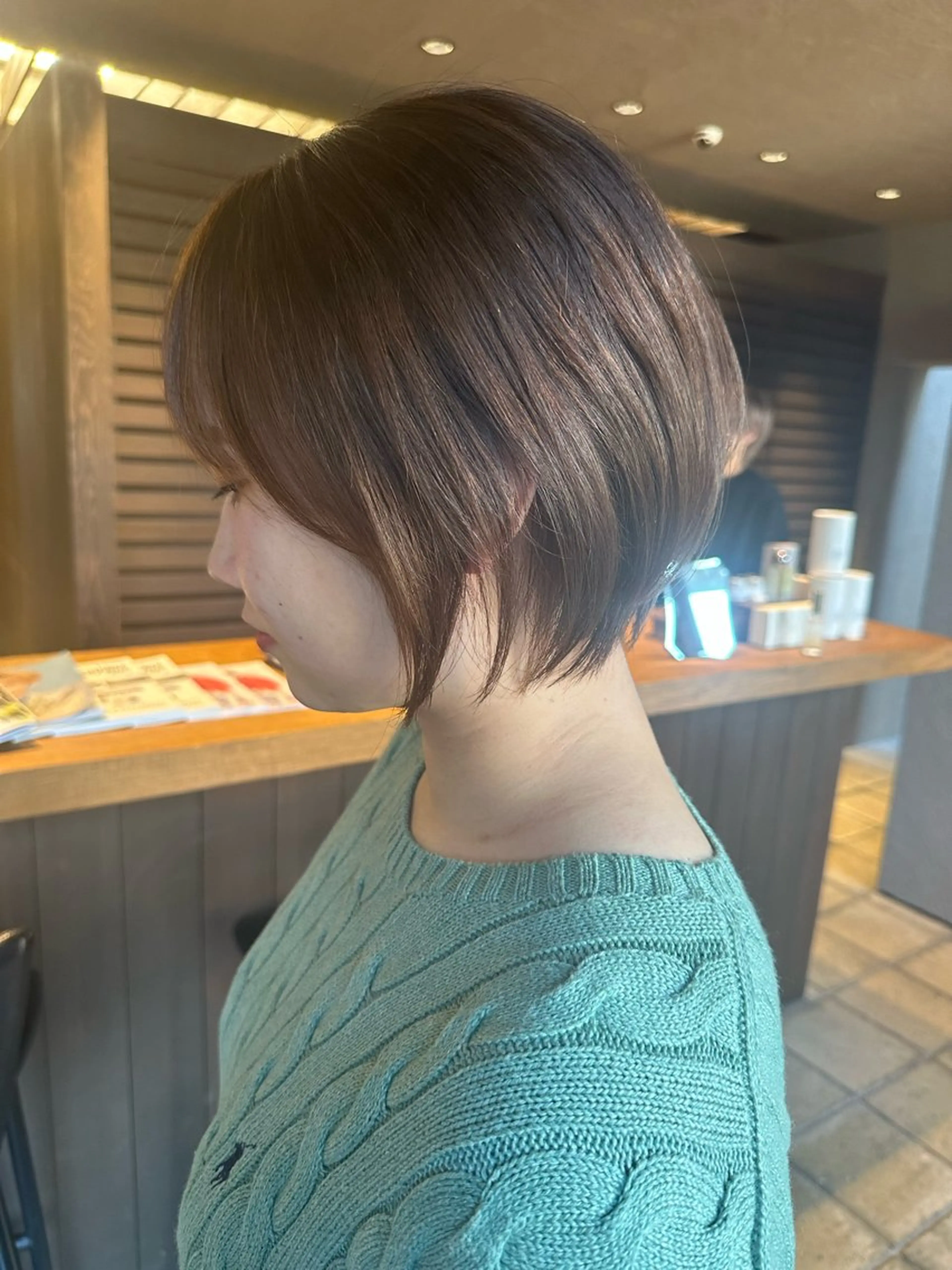 ショート カラー ショートボブ ボブ ショートヘア ヘアカラー トリートメント 似合わせ松本 容政のヘアスタイル