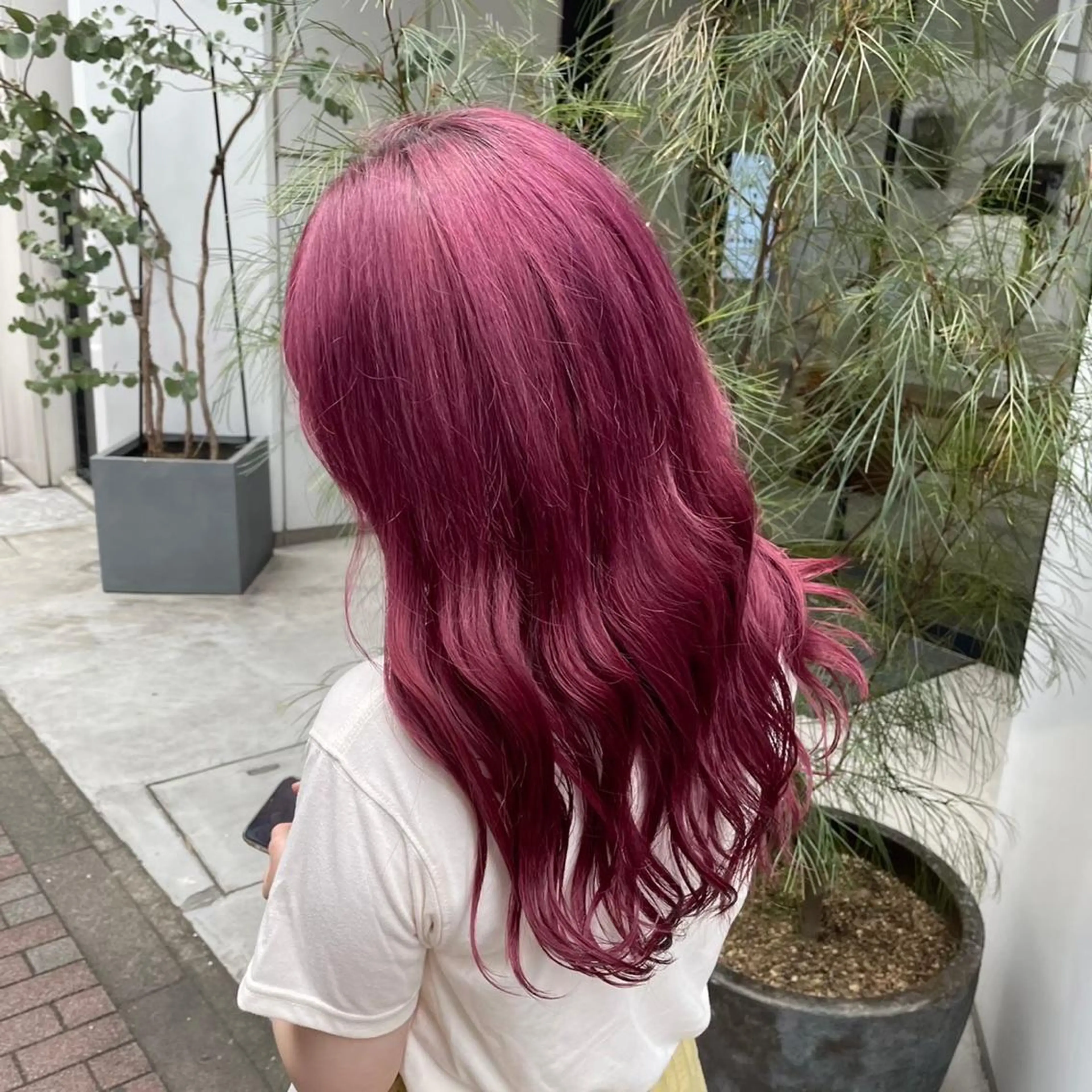 ロング トレンドモテカラー 🩷色落ちまで可愛くのヘアスタイル