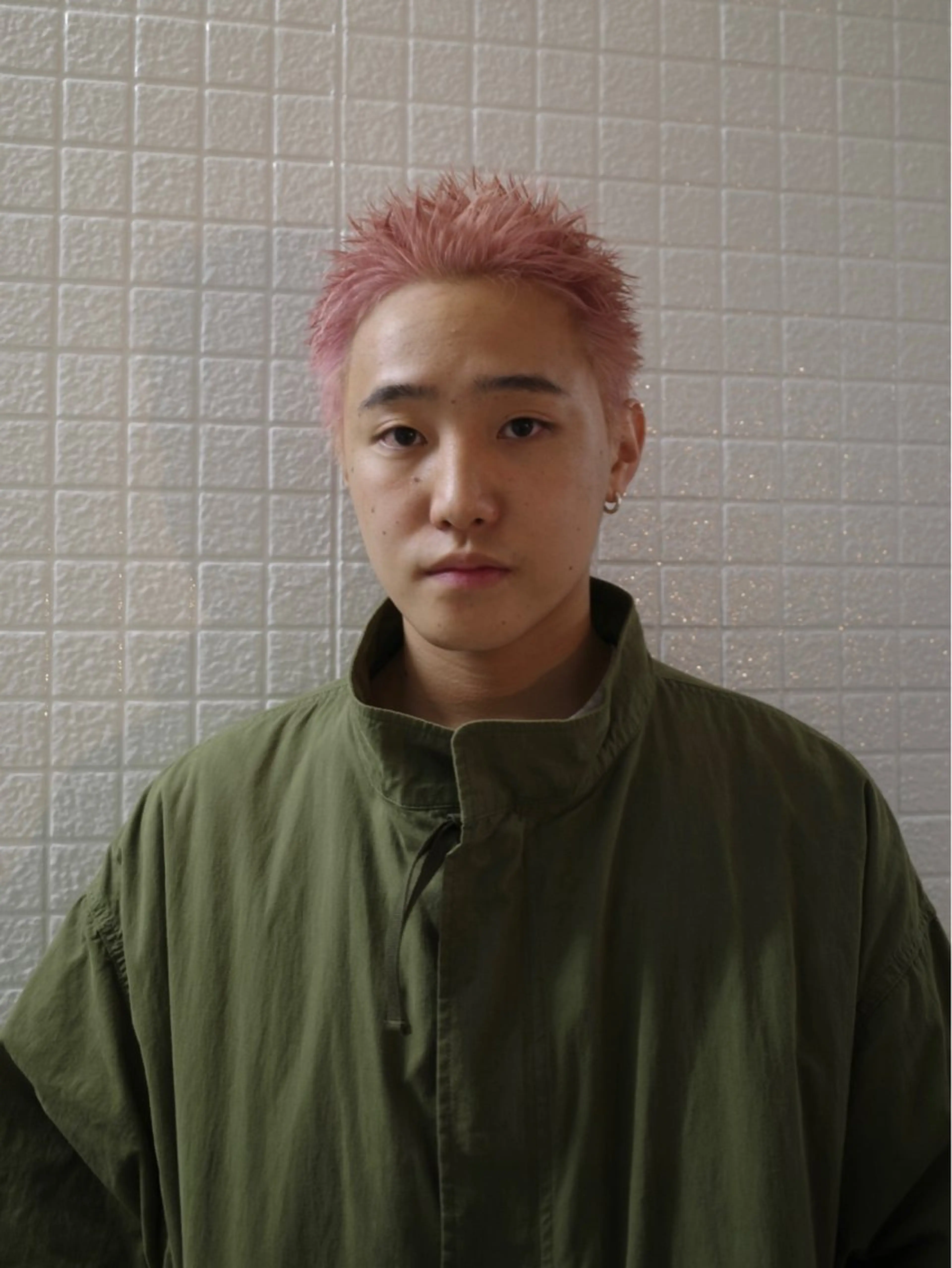 ショート カラー メンズ ピンクカラー ショートヘア カット ヘアカラー トリートメント DX所属・✨メンズスタイル✨ Daiのヘアスタイル