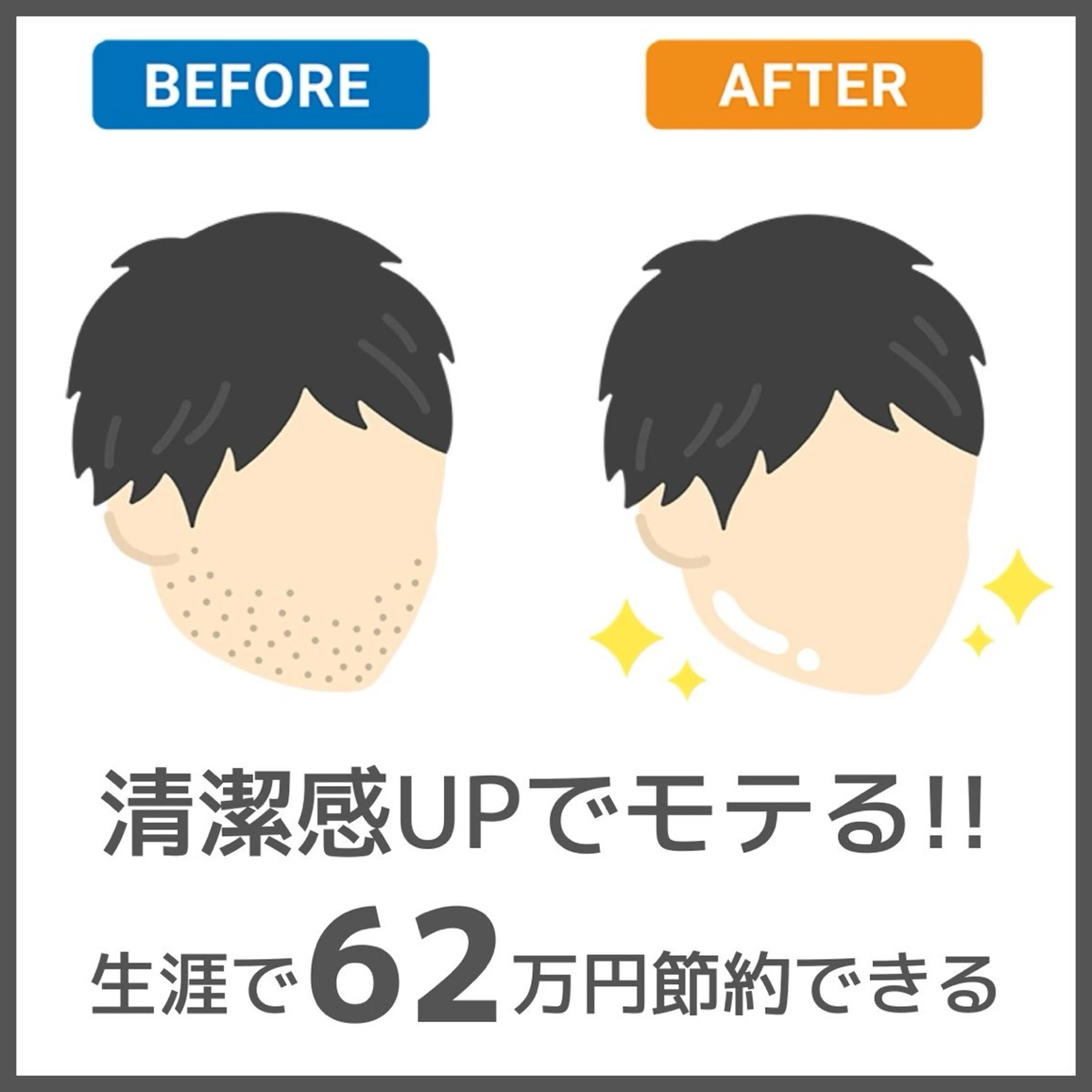 メンズ 有人型セルフサロン 脱毛／痩身／美顔のその他イメージ