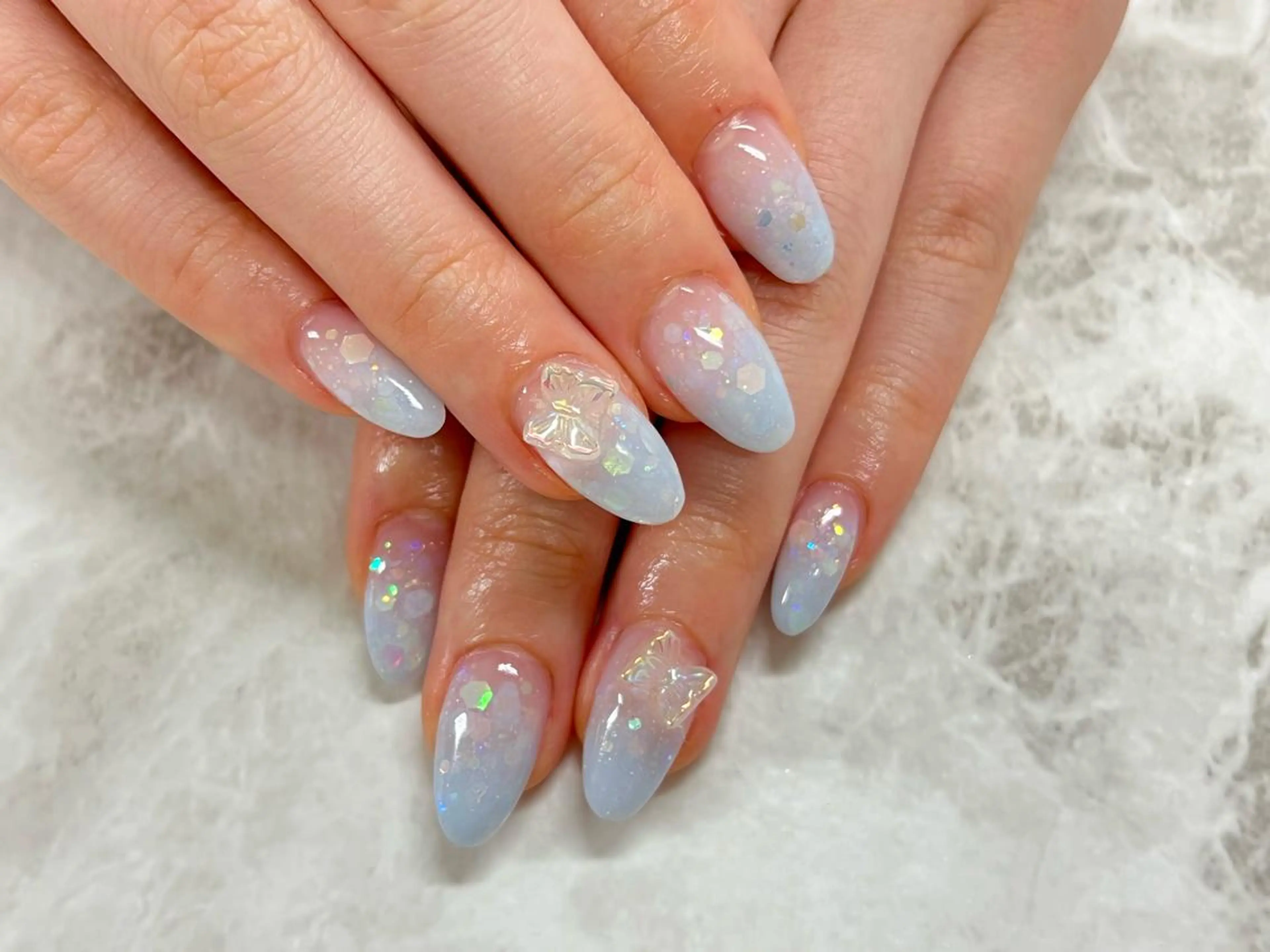 ネイル グラデーション スカルプネイル ユリシスネイル 担当近藤のネイルデザイン