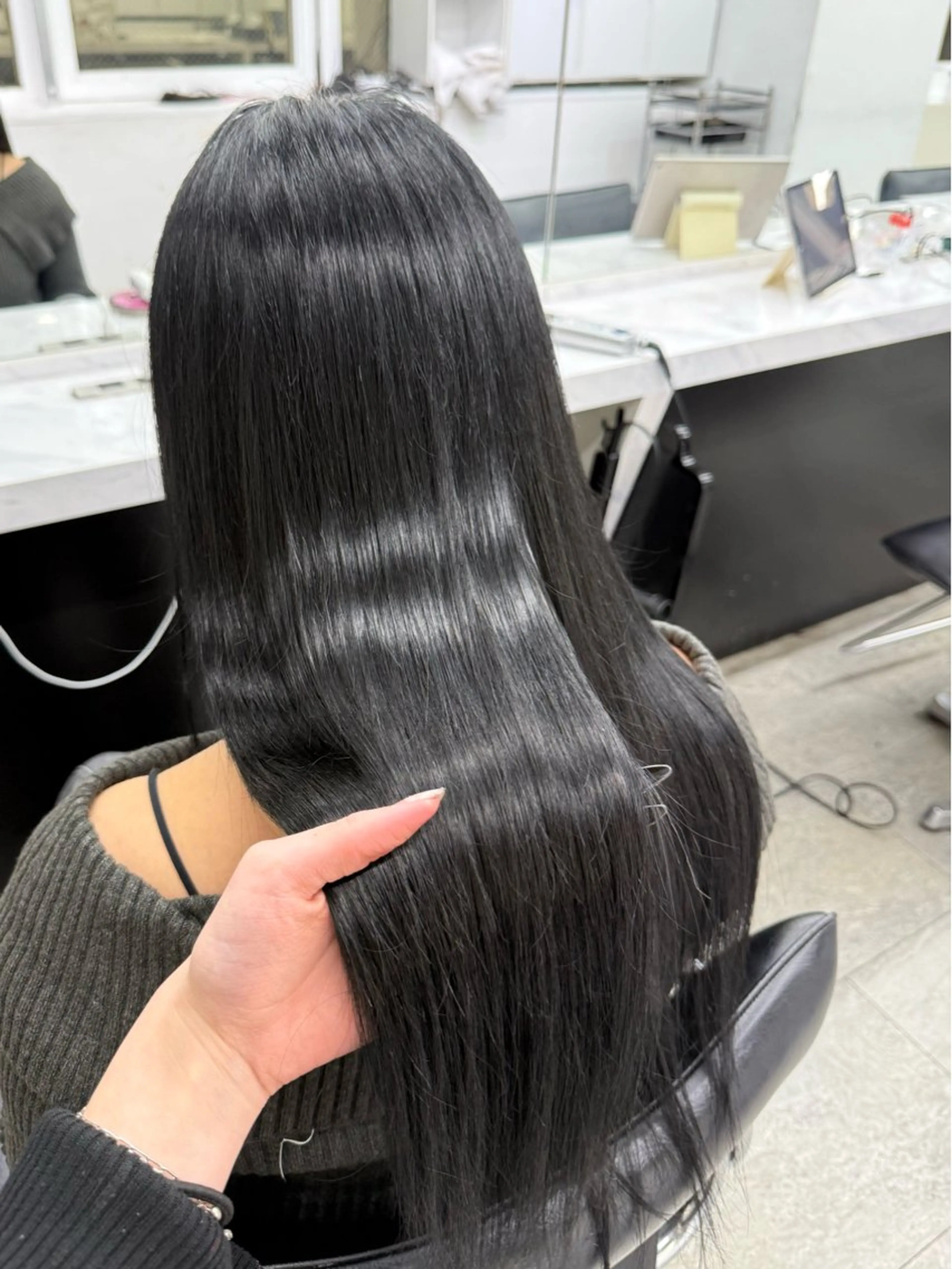 ロング エクステ miwa 🖤のヘアスタイル