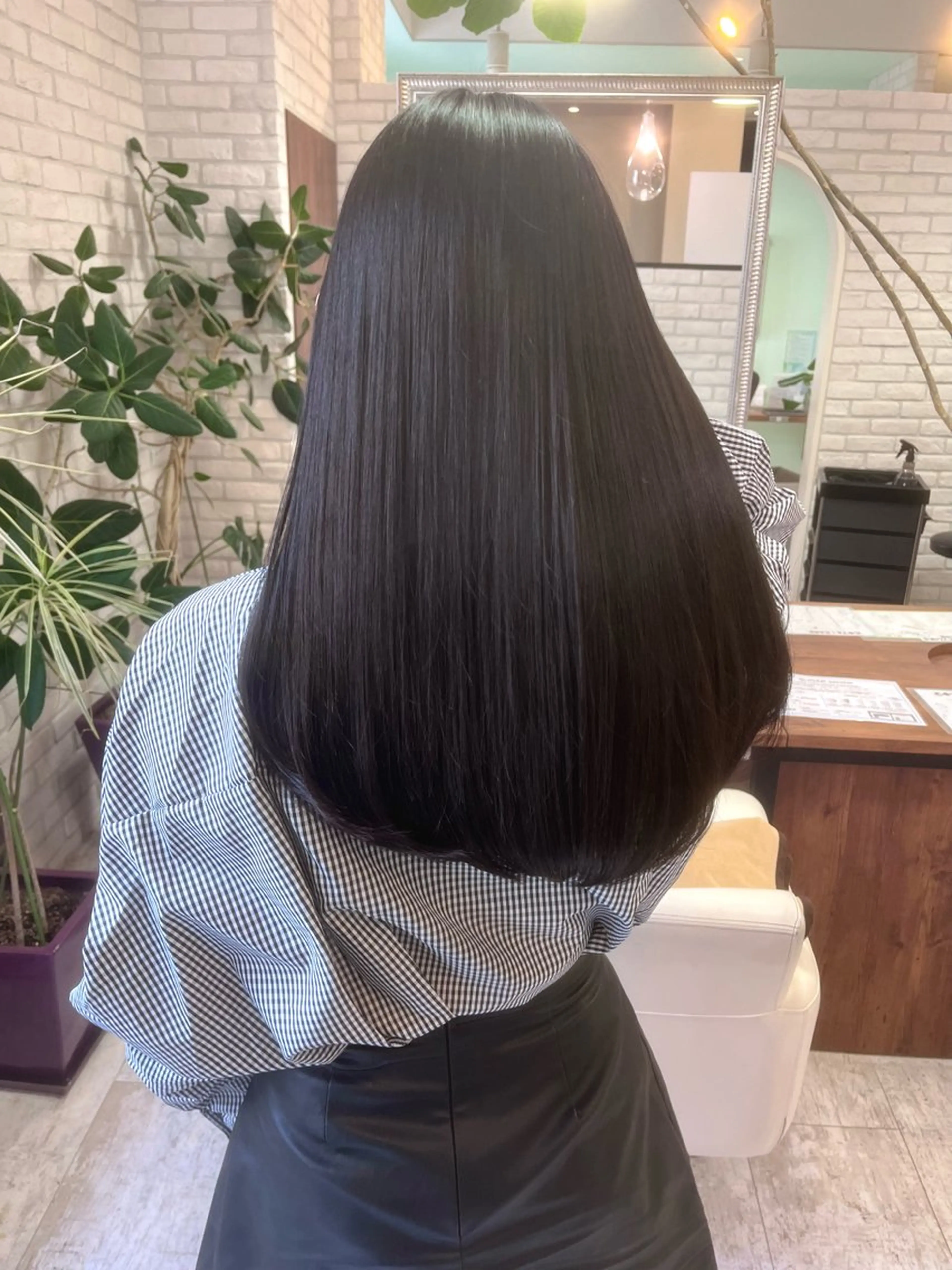 ꒰ 🦋新規限定半額🫐꒱ カット➕顔まわり縮毛矯正➕次回予約40%オフクーポン付の写真