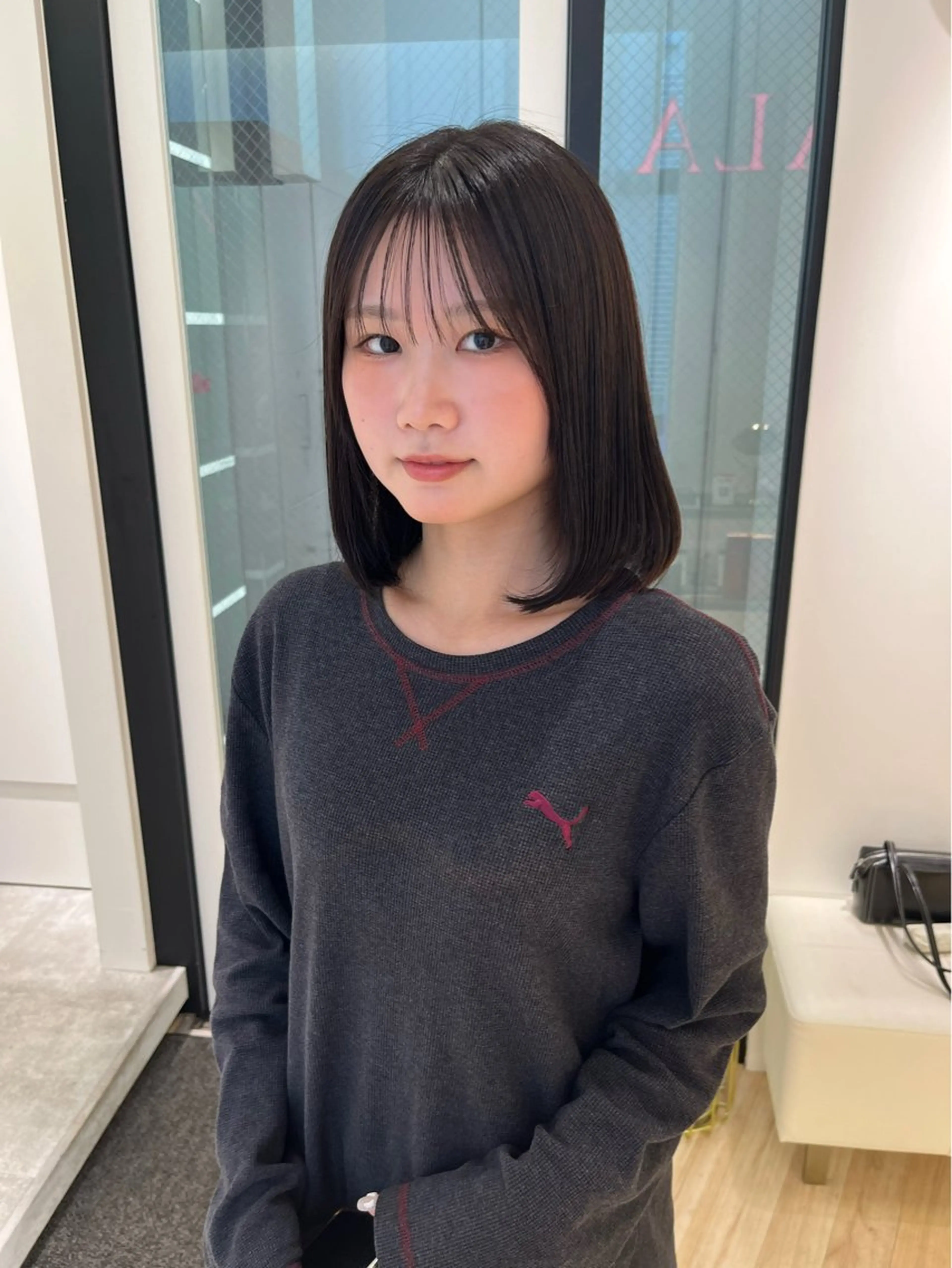 ミディアム カラー 透明感カラー カット ヘアカラー ParveMix / 山本 玲南🫧🪽のヘアスタイル