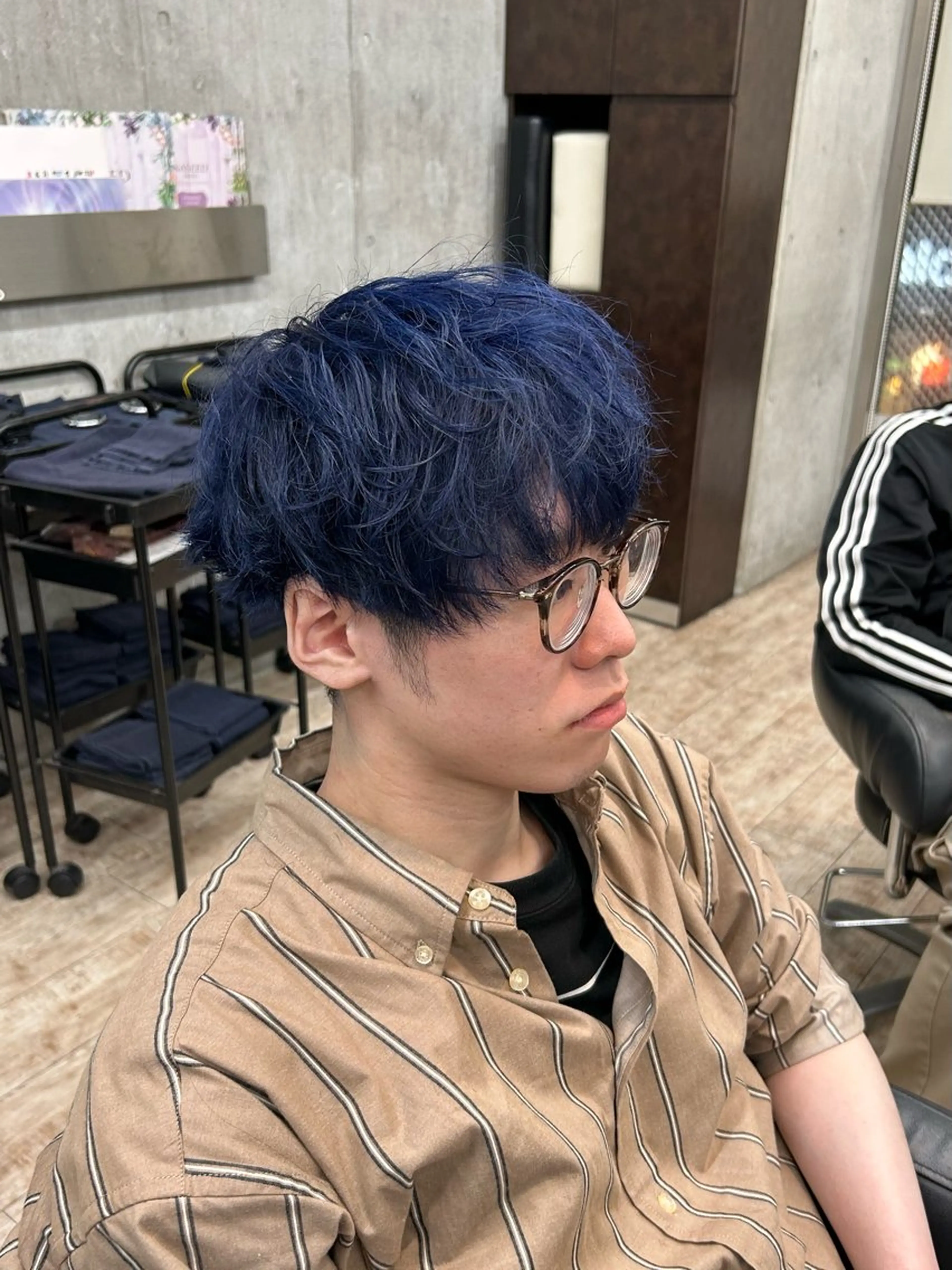 カラー メンズ メンズブリーチ ブリーチ ヘアカラー 桜井晶/ Blossom大山店のヘアスタイル