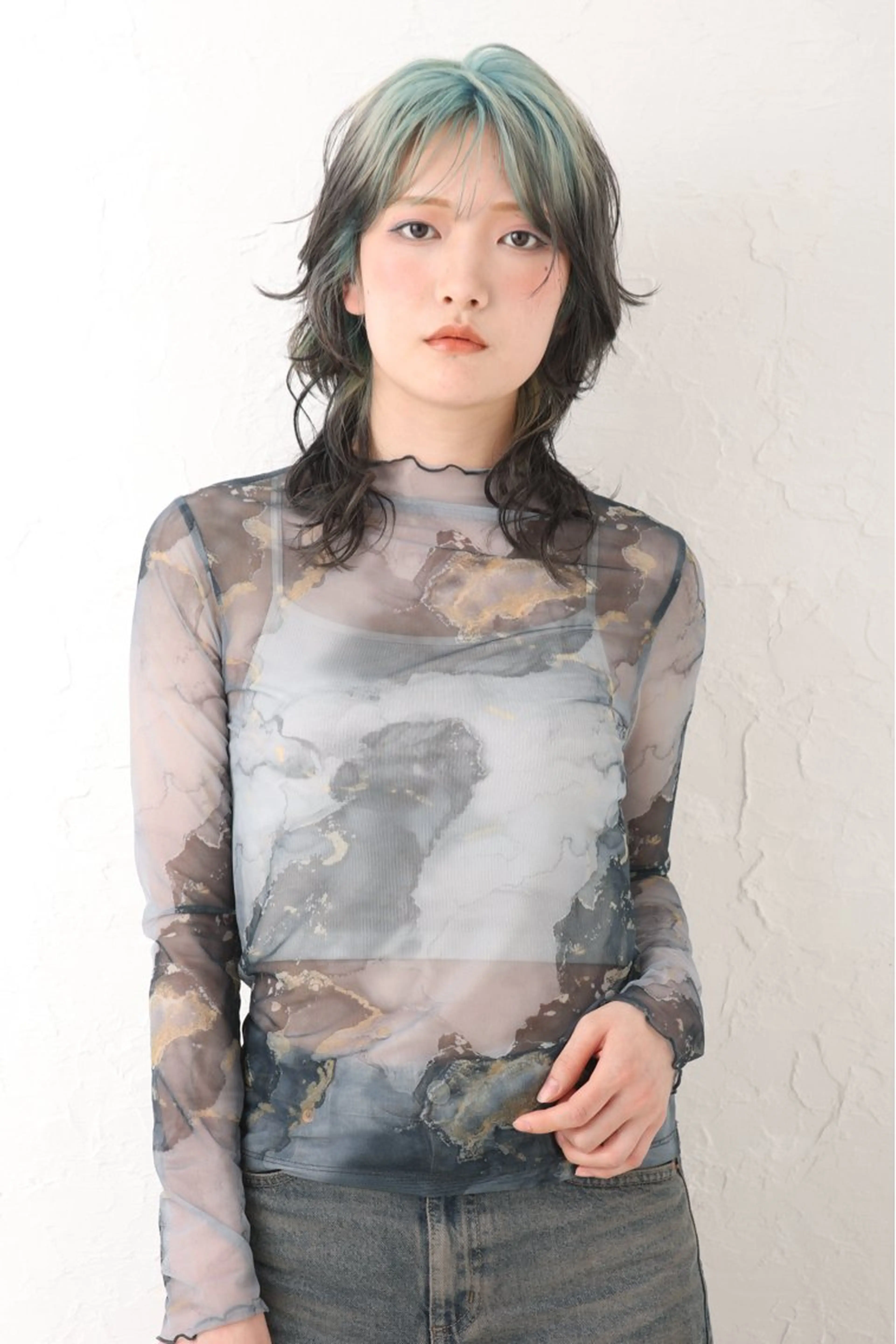 セミロング カラー 🌿nudeカラー/ レイヤー/藤原🌿のヘアスタイル