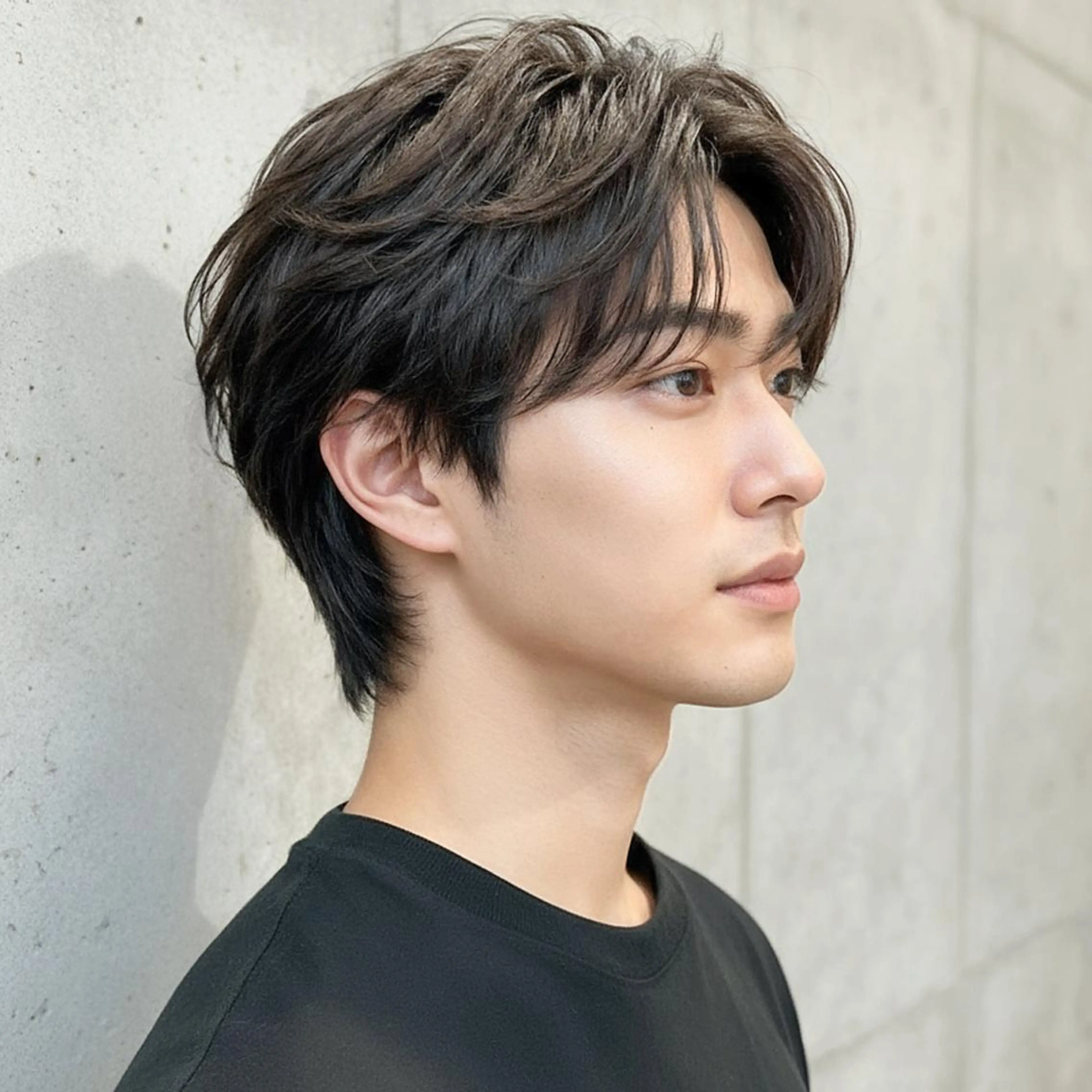 メンズ パーマ ショート SOURCE茨木/ ヘアケア/艶カラー✨のヘアスタイル