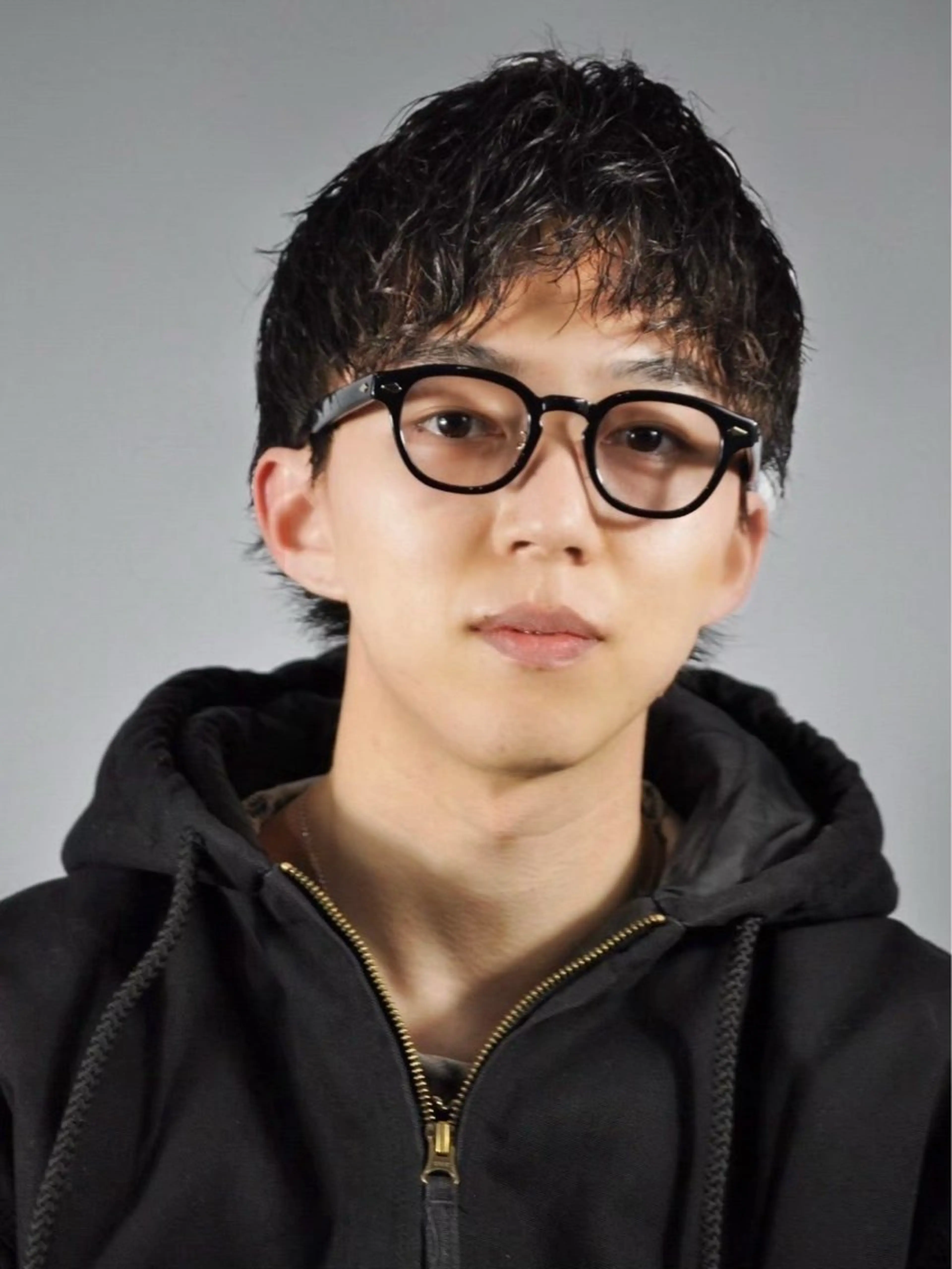 ミディアム パーマ ヘアアレンジ メンズ カット パーマ プレミアムバーバー新宿店所属・⚡️メンズ特化⚡️ 倉林 隼大のヘアスタイル