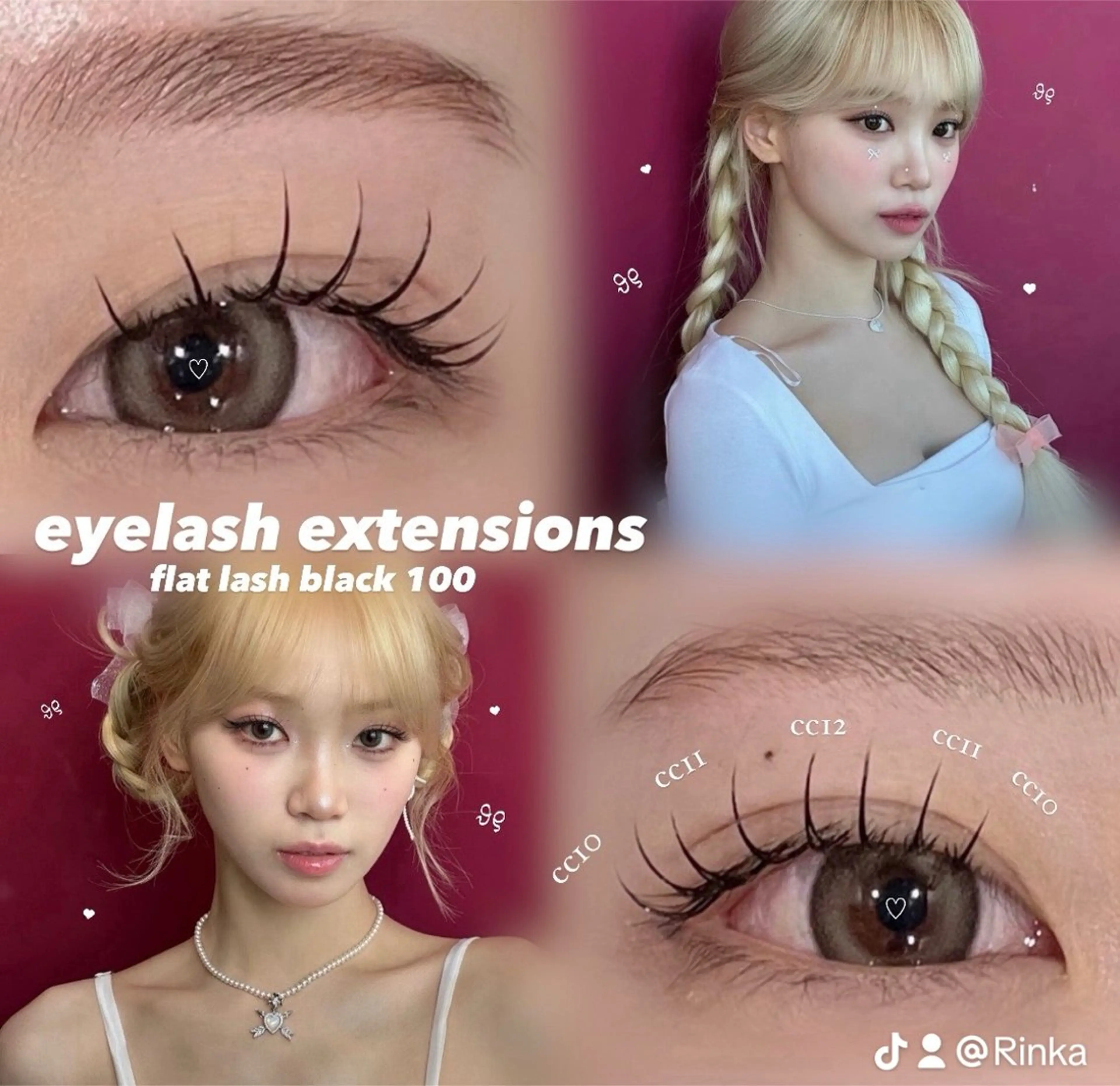 《マツエク+眉スタイリング》フラットラッシュ80本+アイブロウスタイリングの写真