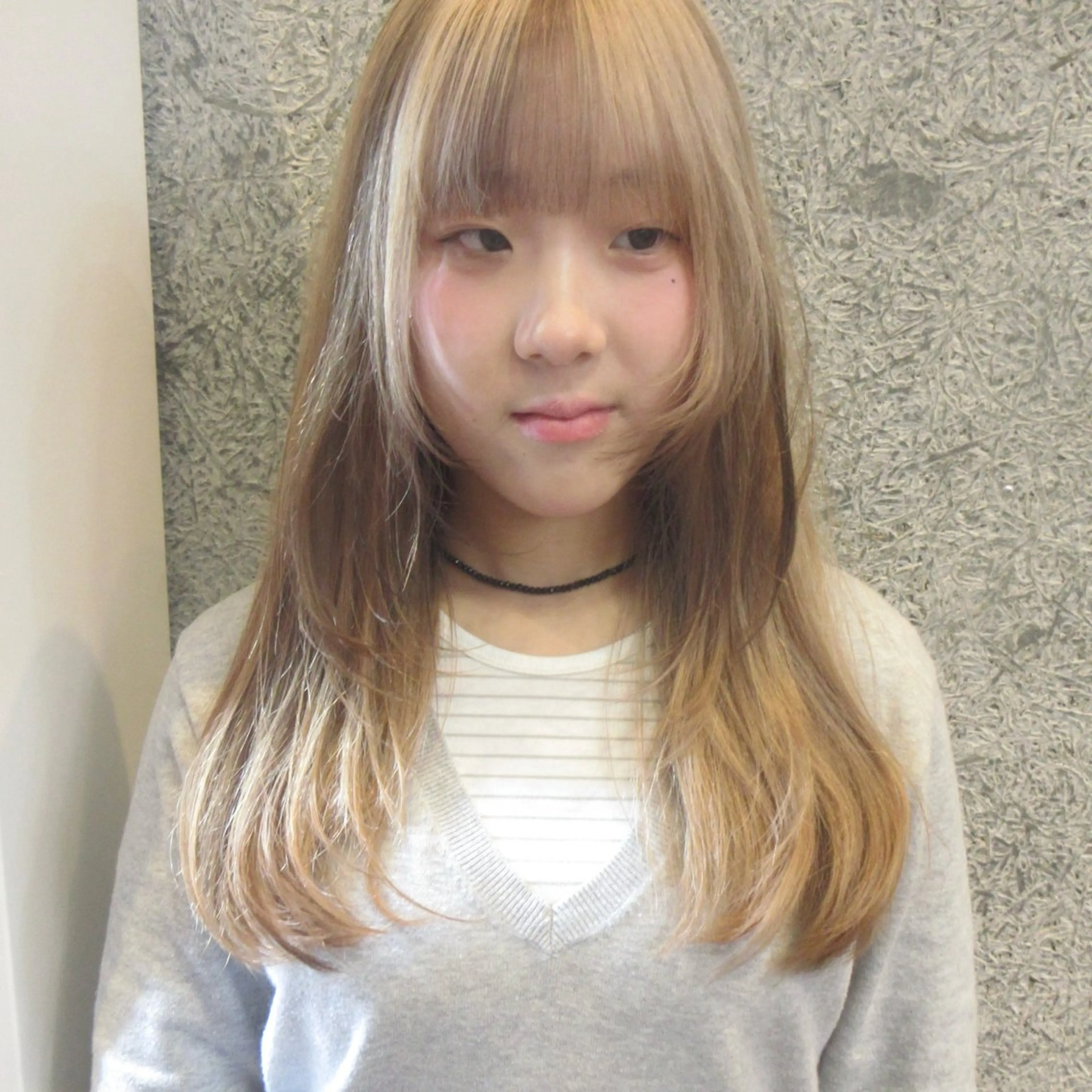 ロング カラー ヘアアレンジ 🧚‍♀️透明感カラ ー/渡邉日向💔🎀のヘアスタイル