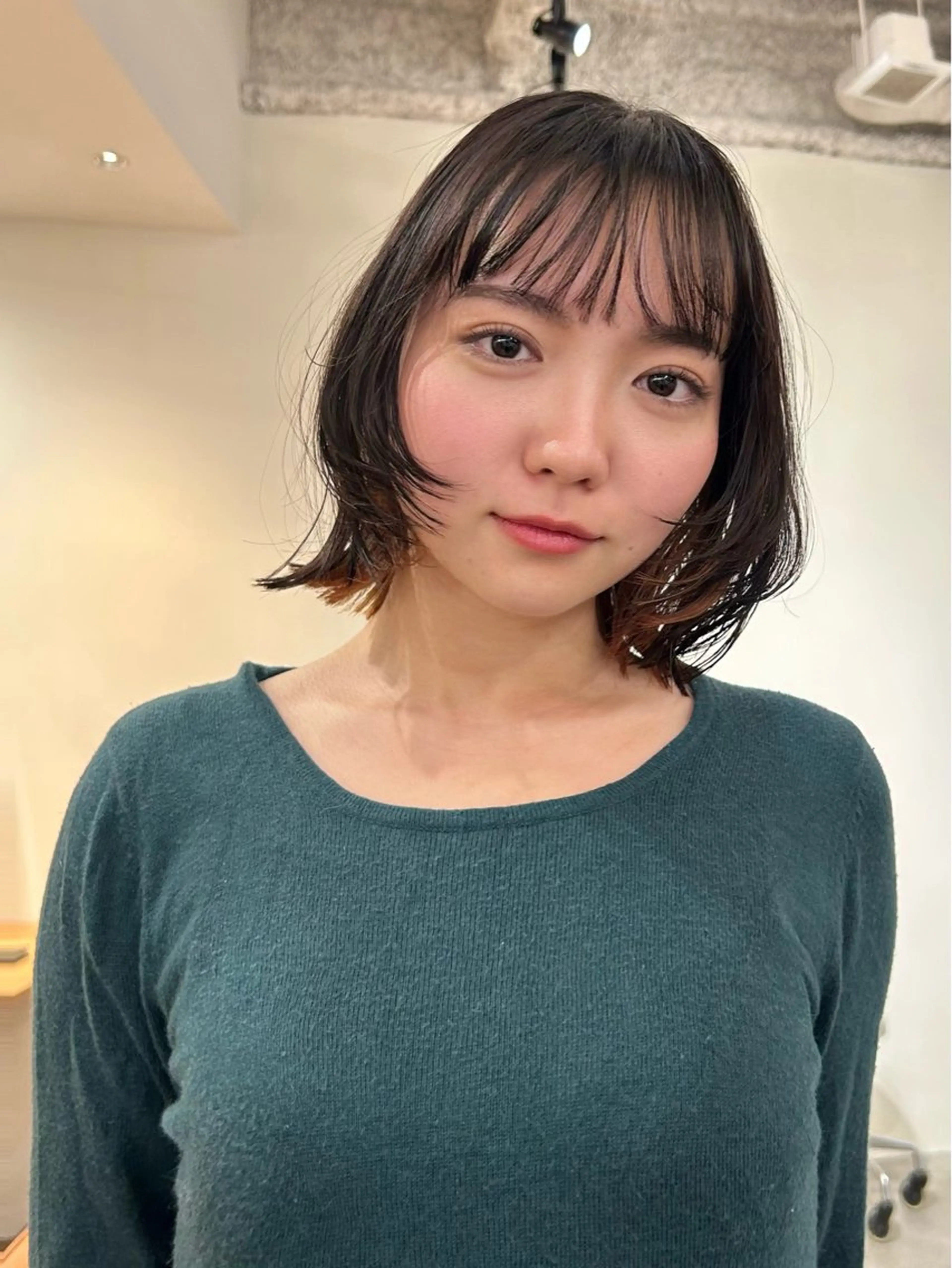 ショート ボブ 顔周りカット レイヤーカット カット ボブ/レイヤー 大阪梅田/きょうかのヘアスタイル