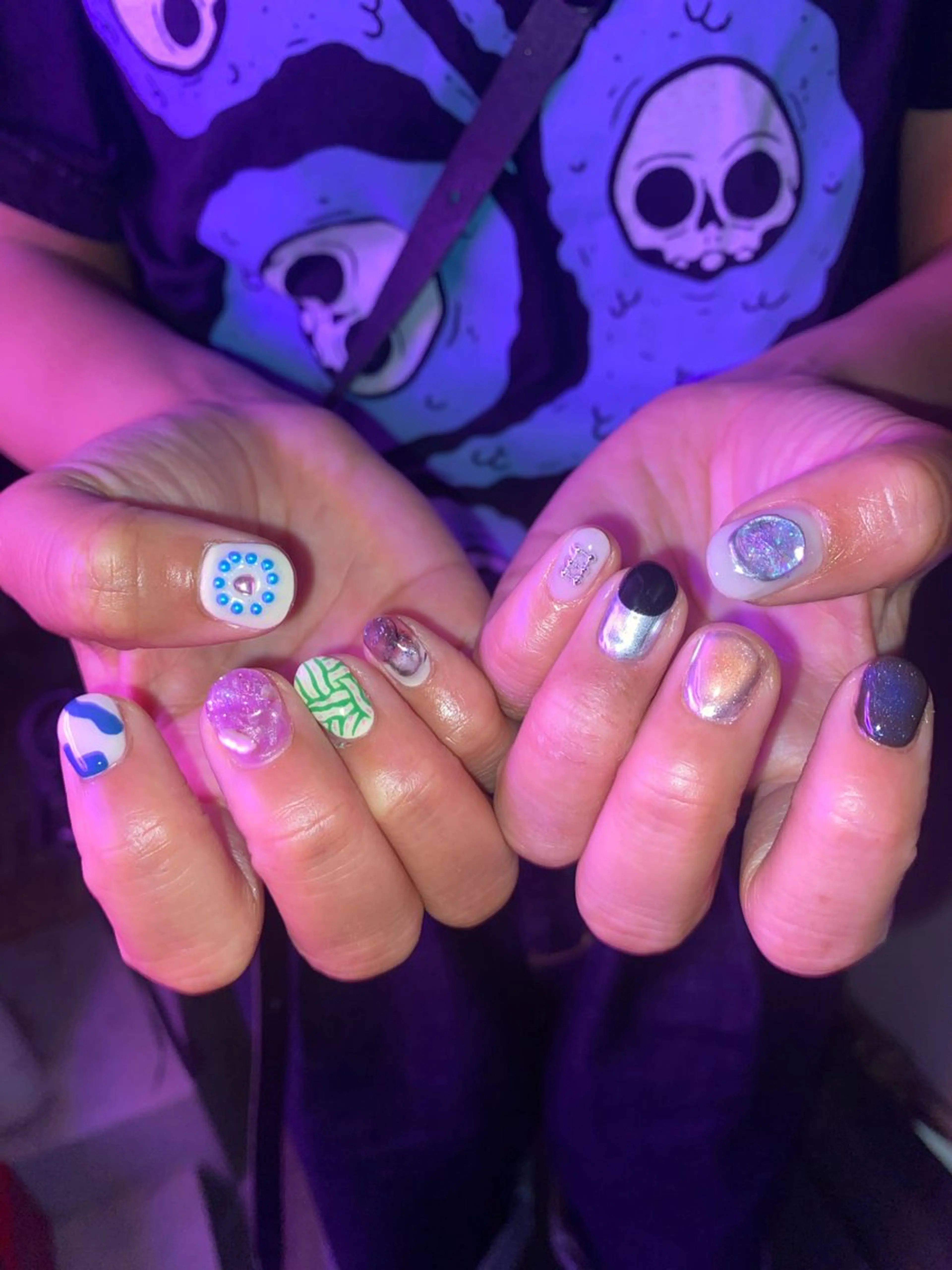 ネイル .unff所属・hana (..)個 性派/メンズネイル◎のネイルデザイン