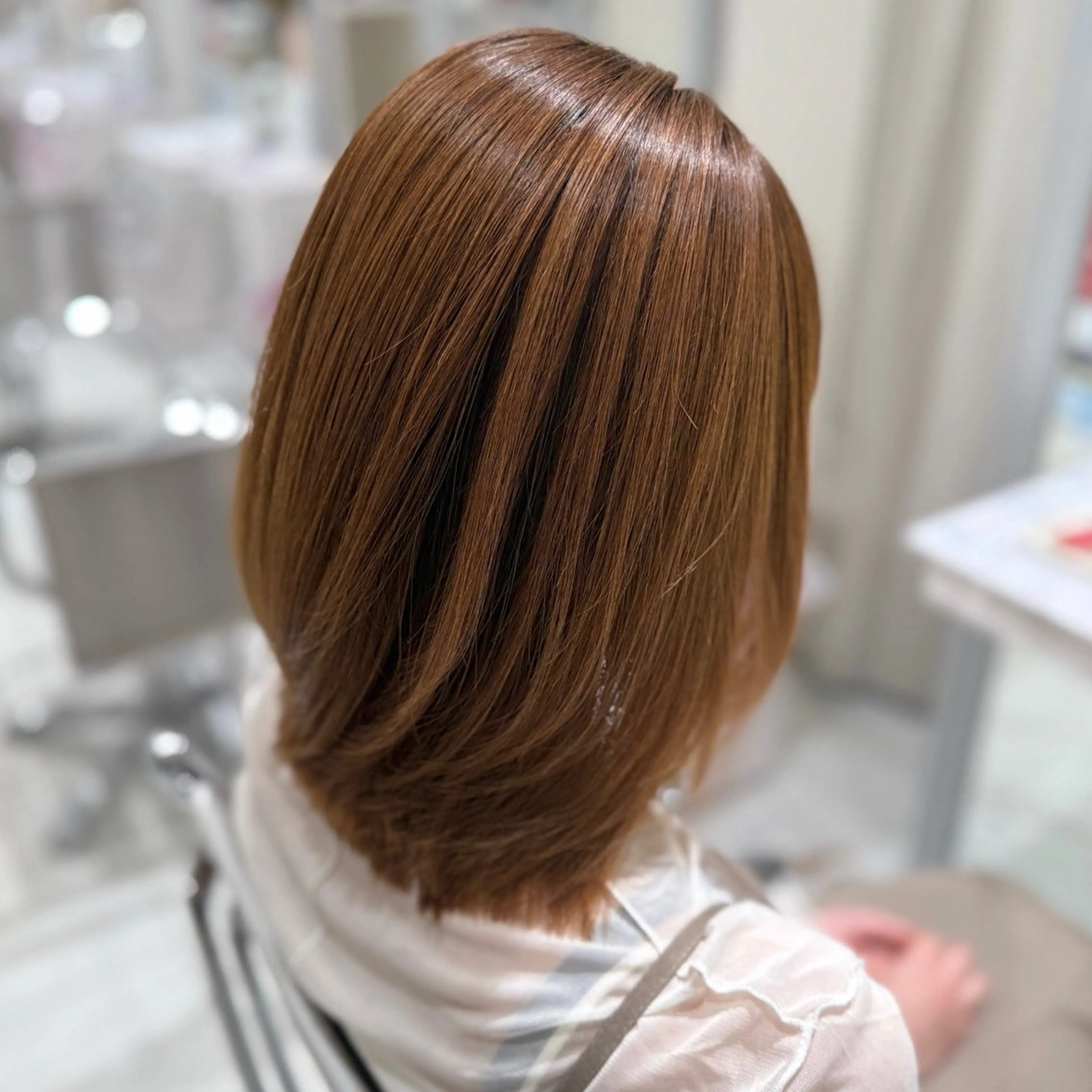 ミディアム 縮毛矯正 韓国スタイル🇰🇷 児島葉月のヘアスタイル