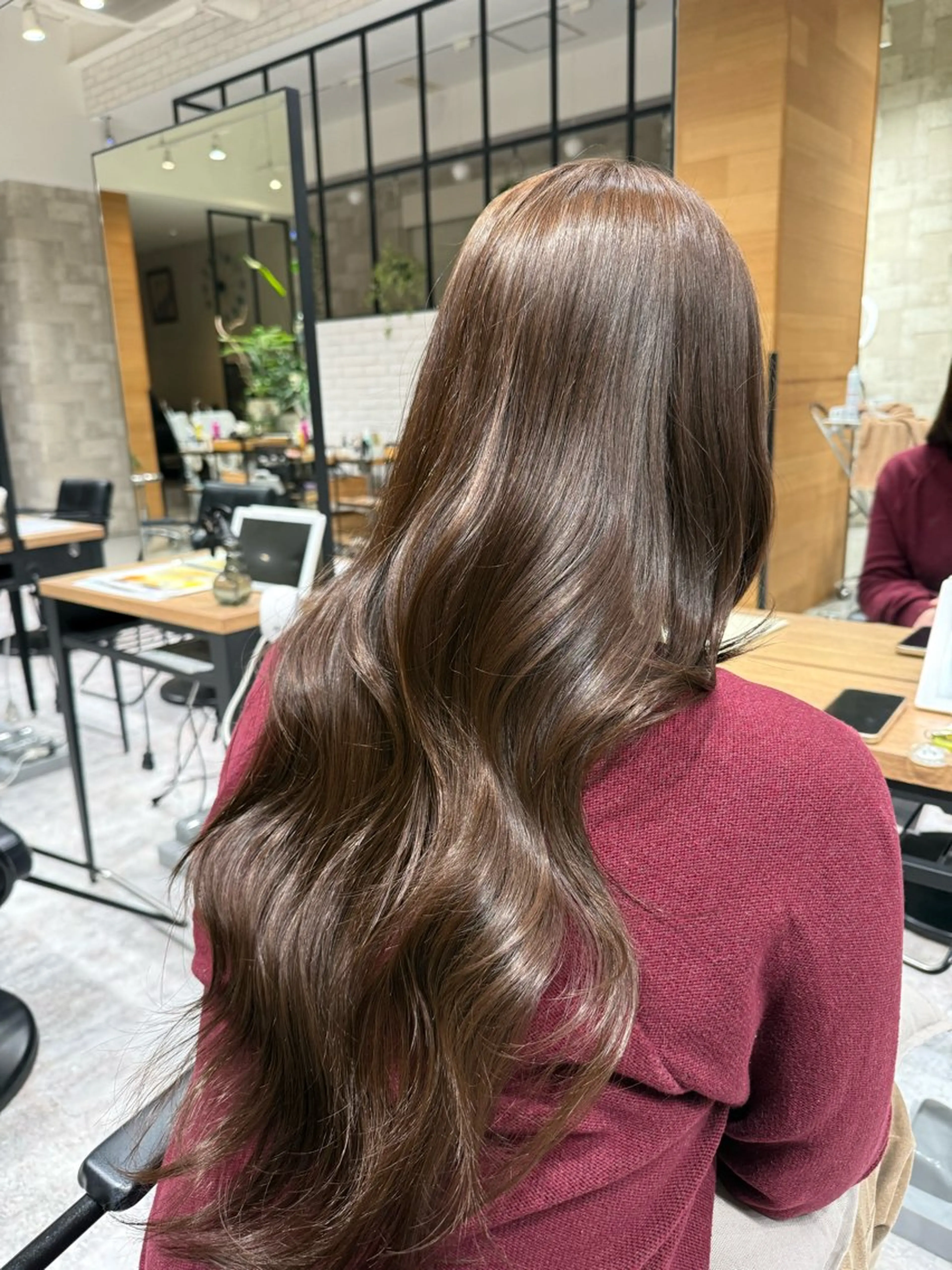 トーンアップカラー+トリートメント🫧の写真