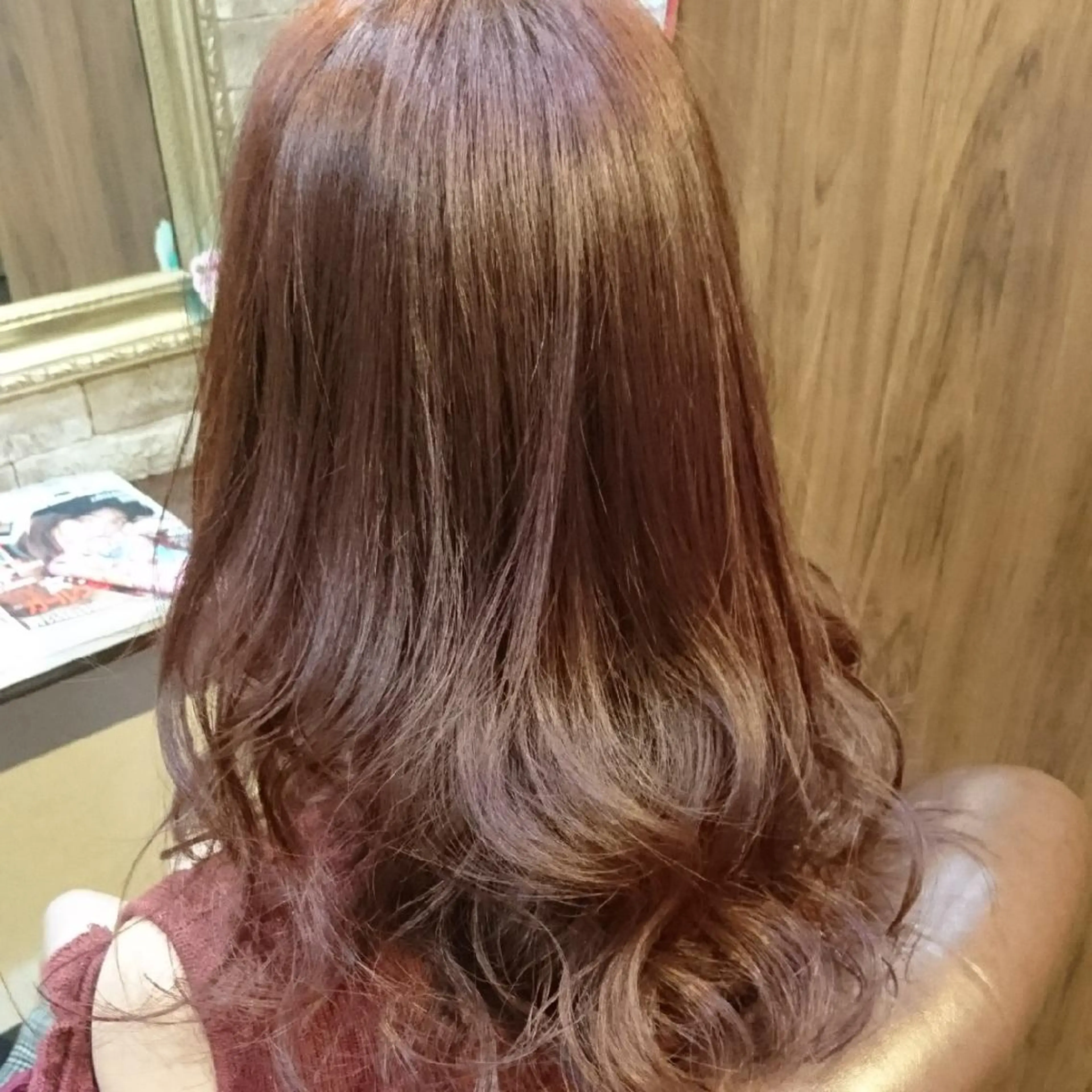 ミディアム カラー ラベンダーカラー ラベンダーピンク ピンクカラー 美髪 カラーリストのヘアスタイル