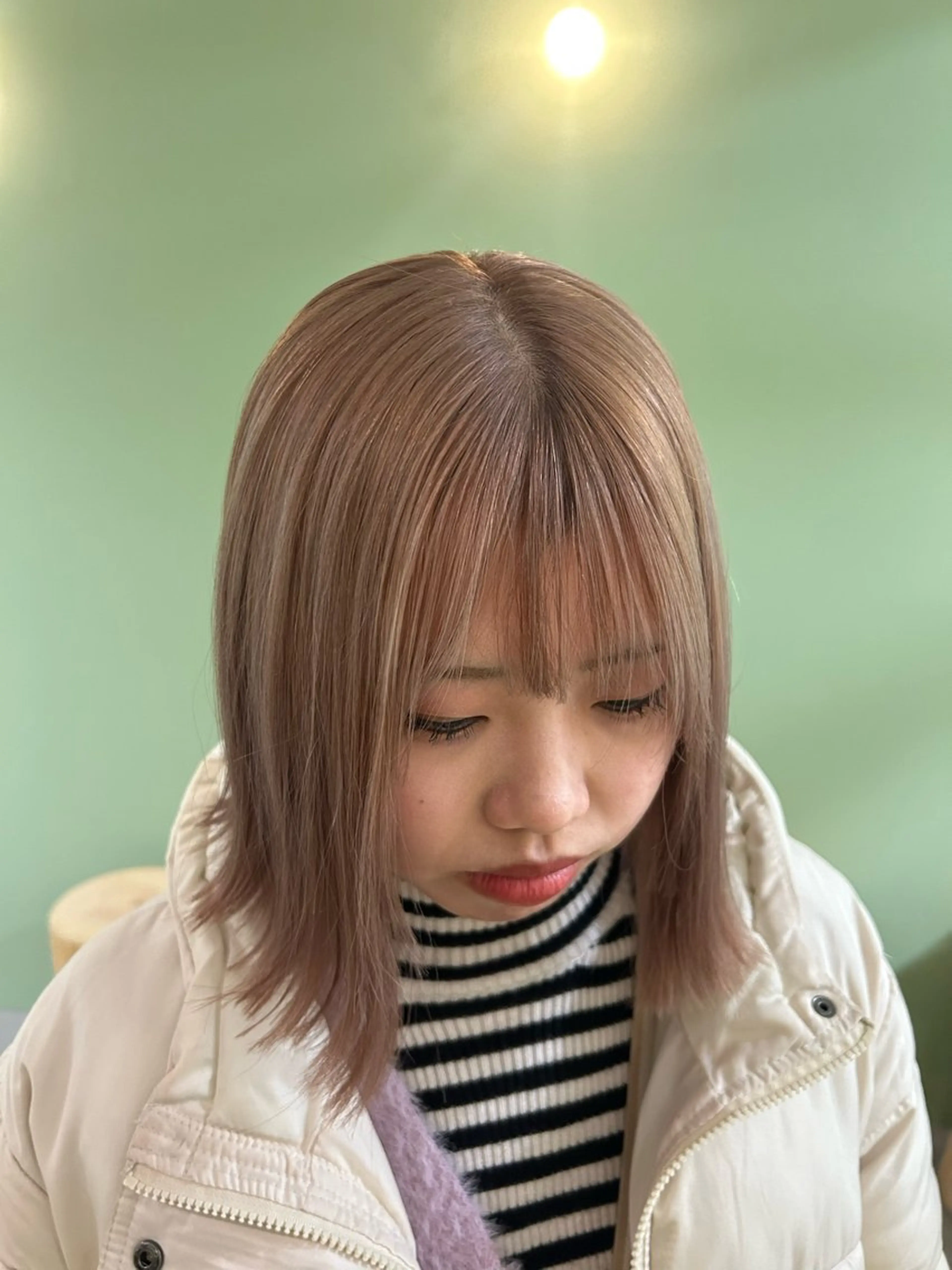 ミディアム uta所属・カットモデル募集 トモカのヘアスタイル