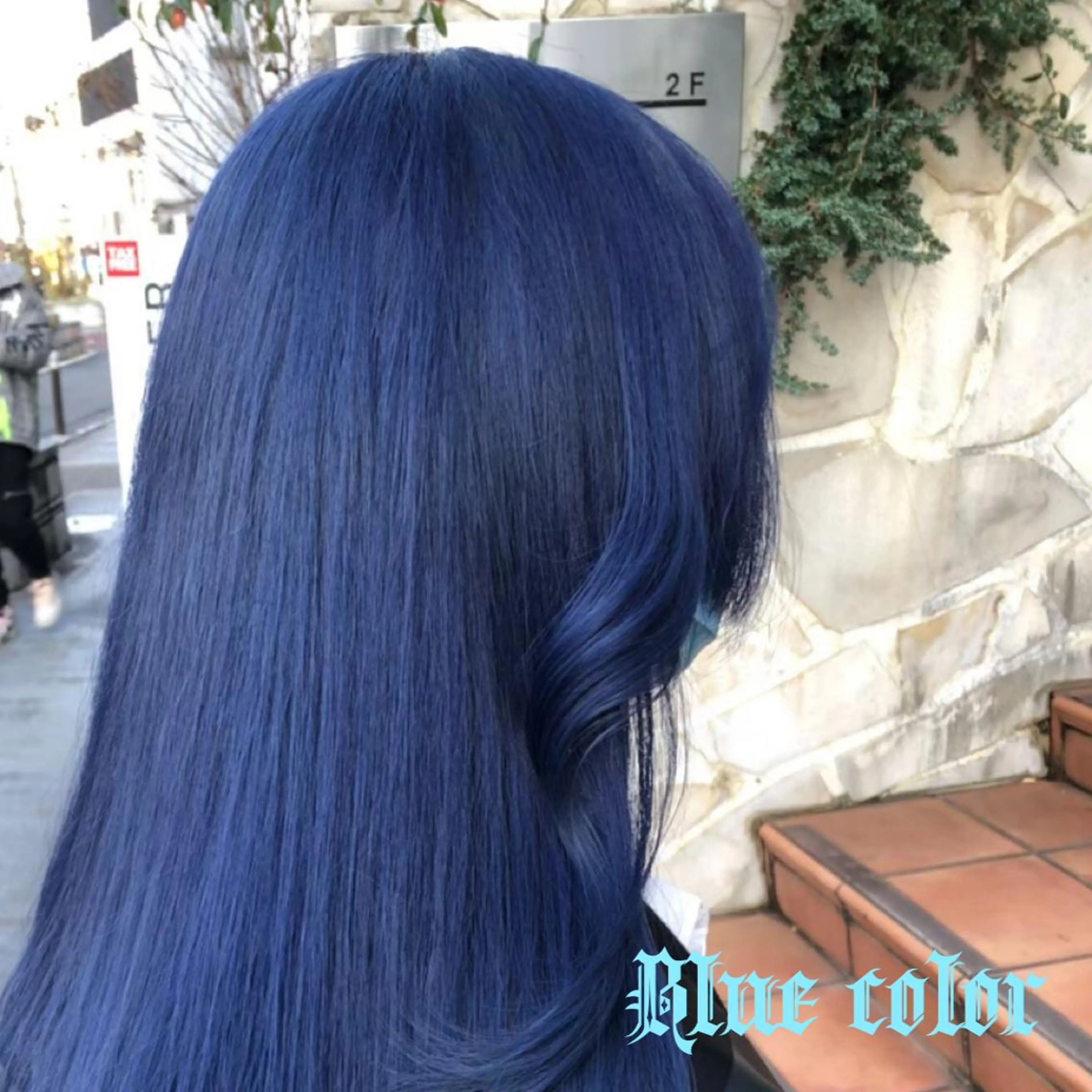 ロング カラー シールエクステ アクアカラー ブリーチ ケアブリーチ ダブルカラー 似合わせパーマ🔥 渡邉愛斗のヘアスタイル