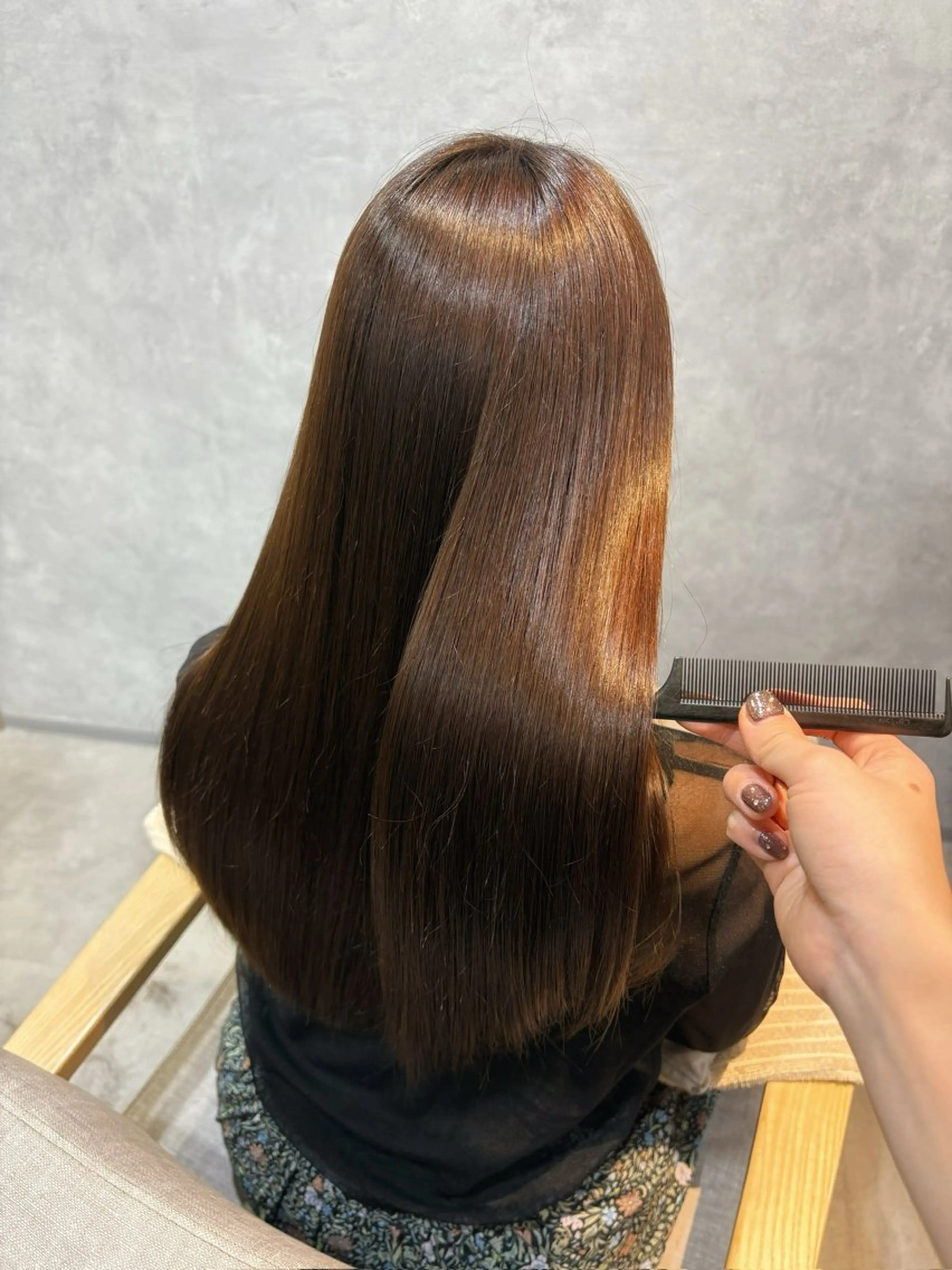 ロング カラー 中村 ひなたのヘアスタイル