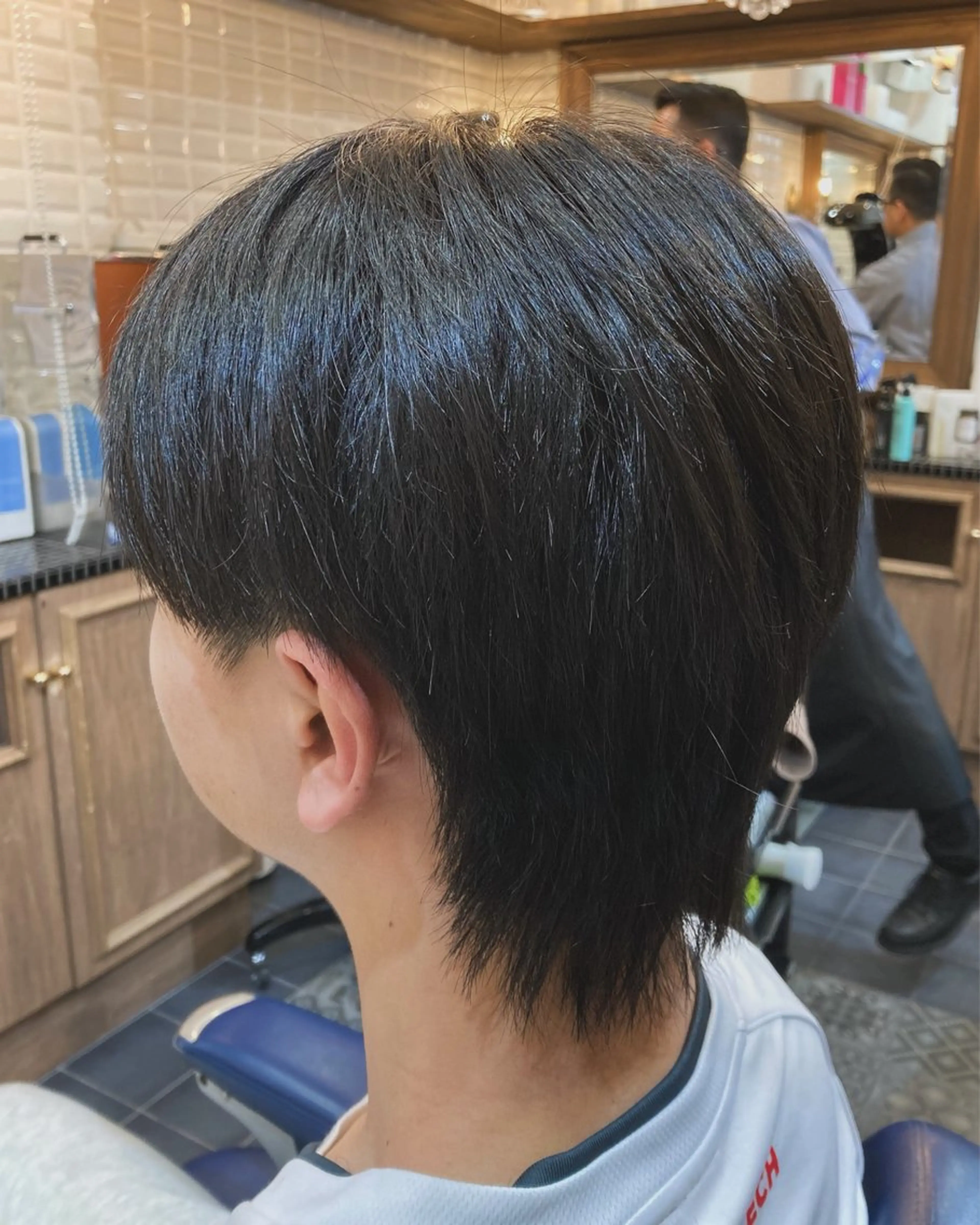 ショート メンズ メンズウルフカット ウルフカット カット トリートメント ルピナス中田店長 山口大地のヘアスタイル