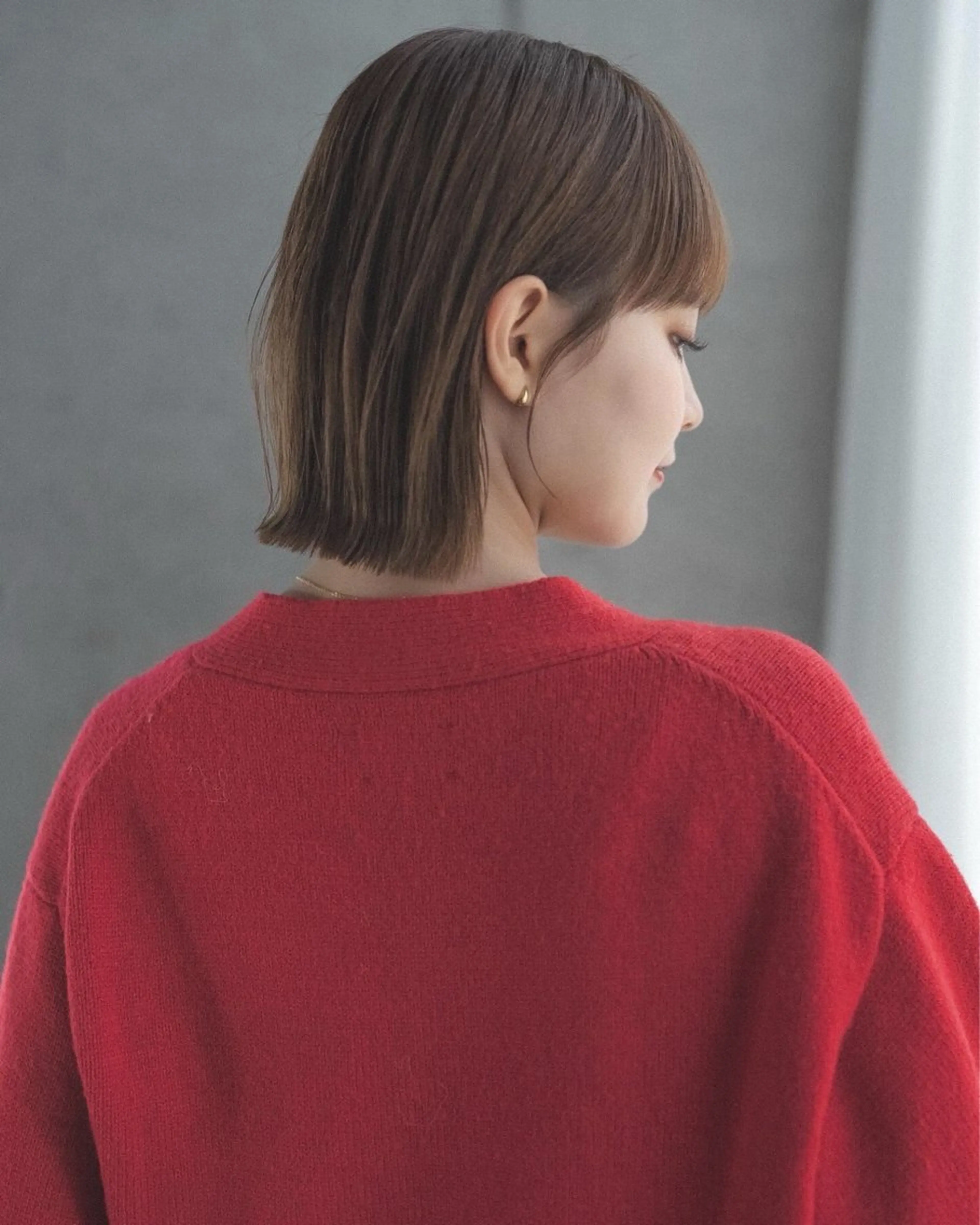 ショート ボブ レイヤーカット COA GINZA所属・マコ / ボブカット /前髪顔まわりカットのヘアスタイル