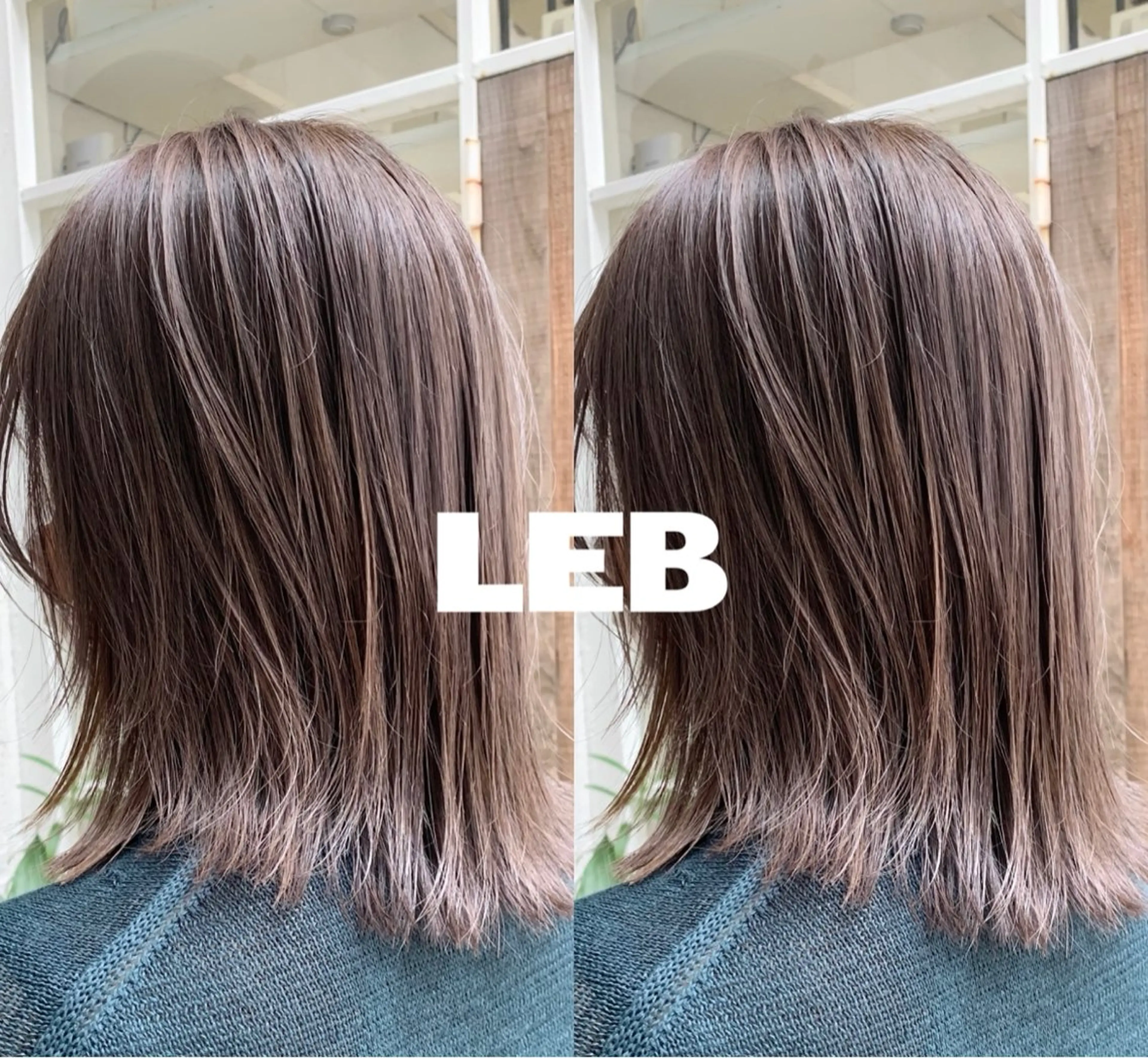 ミディアム カラー カット ヘアカラー トリートメント LEB所属・下河 宗太のヘアスタイル