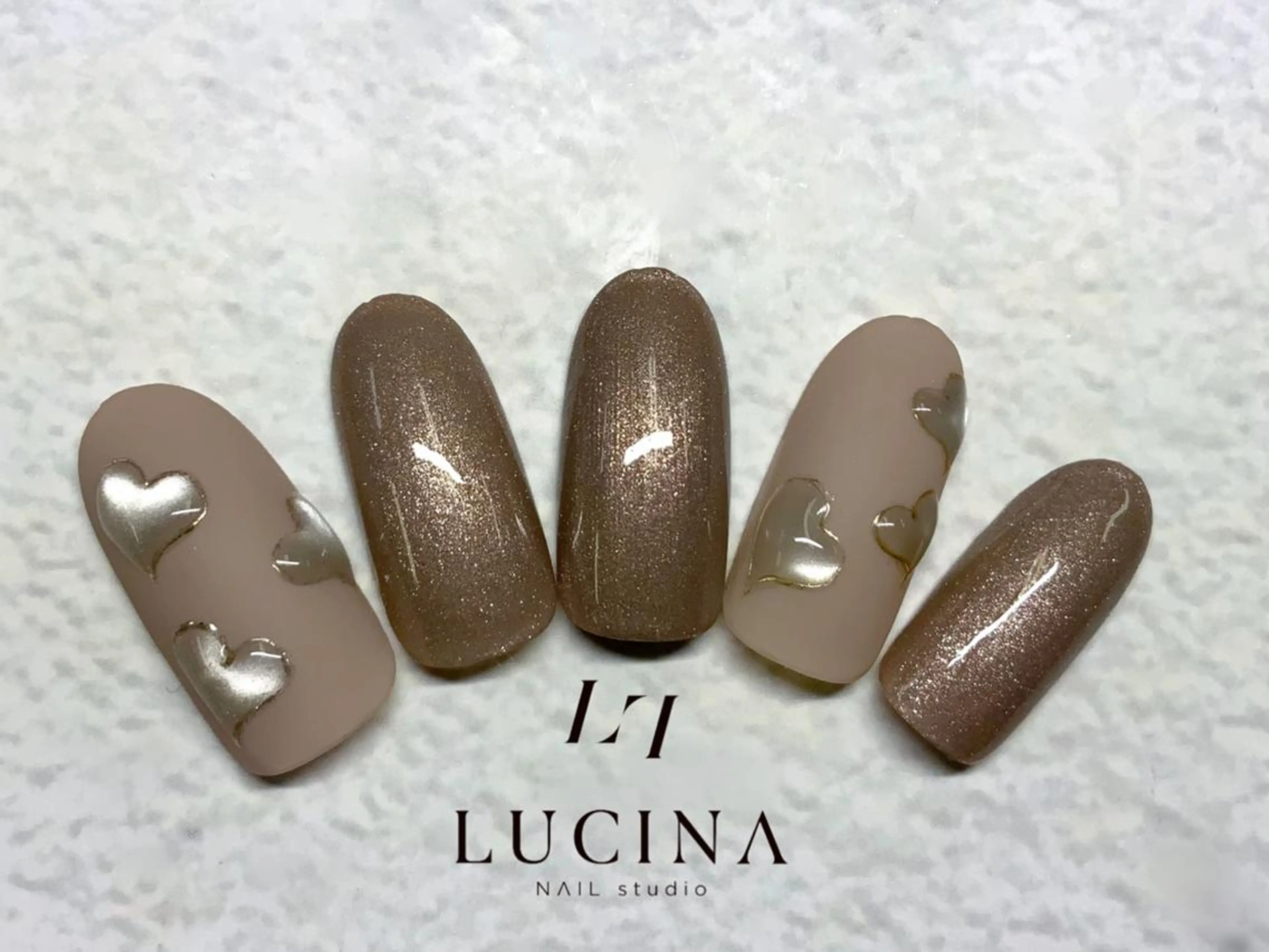 ネイル クリアネイル 長さ出し フットネイル フレンチネイル ジェルネイル ハンドネイル 新橋 ルキナ スタッフのネイルデザイン