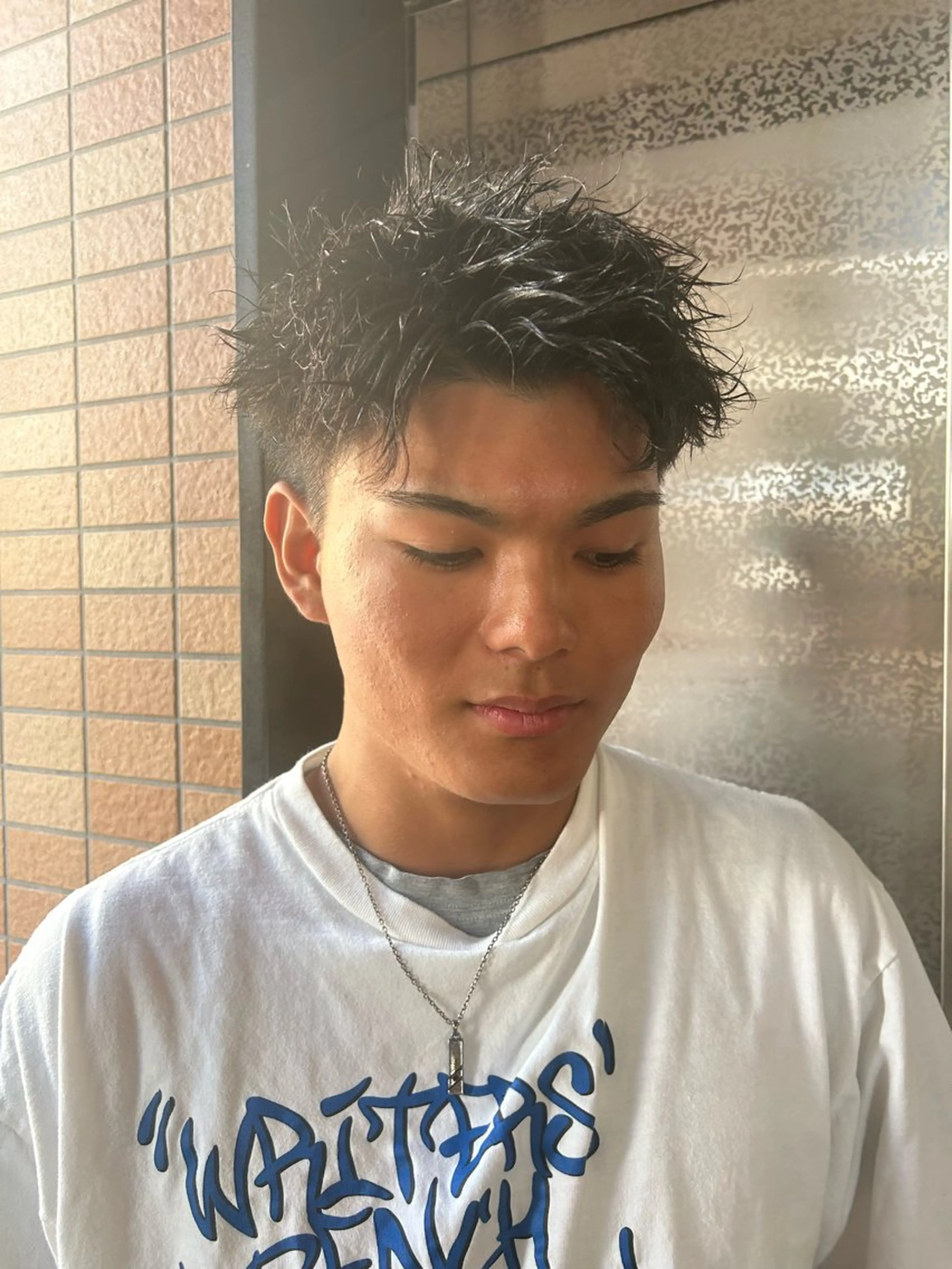 ショート メンズ メンズパーマ 🃏菅原男🃏 【men's職人】のヘアスタイル