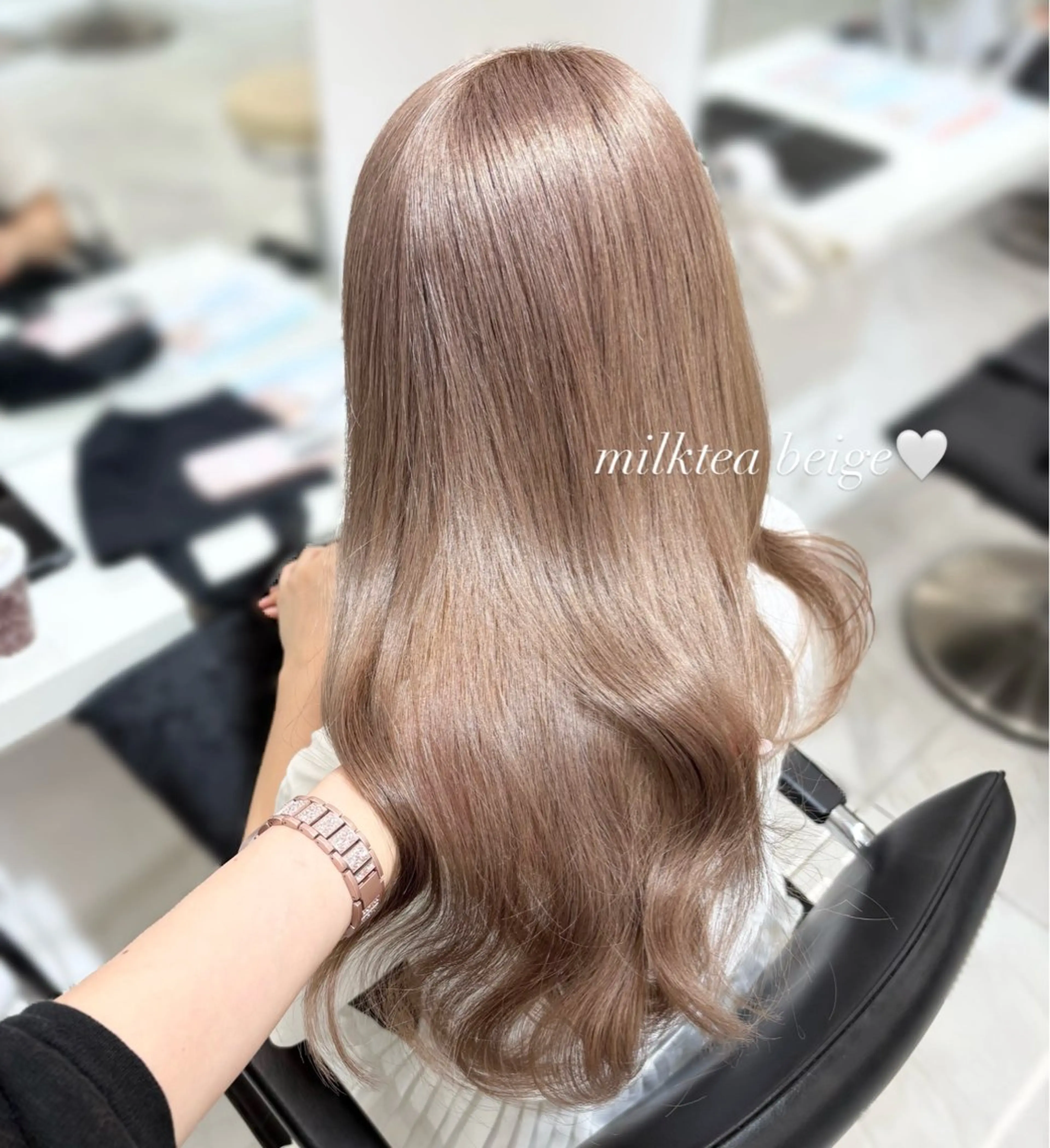 セミロング 艶髪🤎透明感カラー 渋谷/ririkaのヘアスタイル