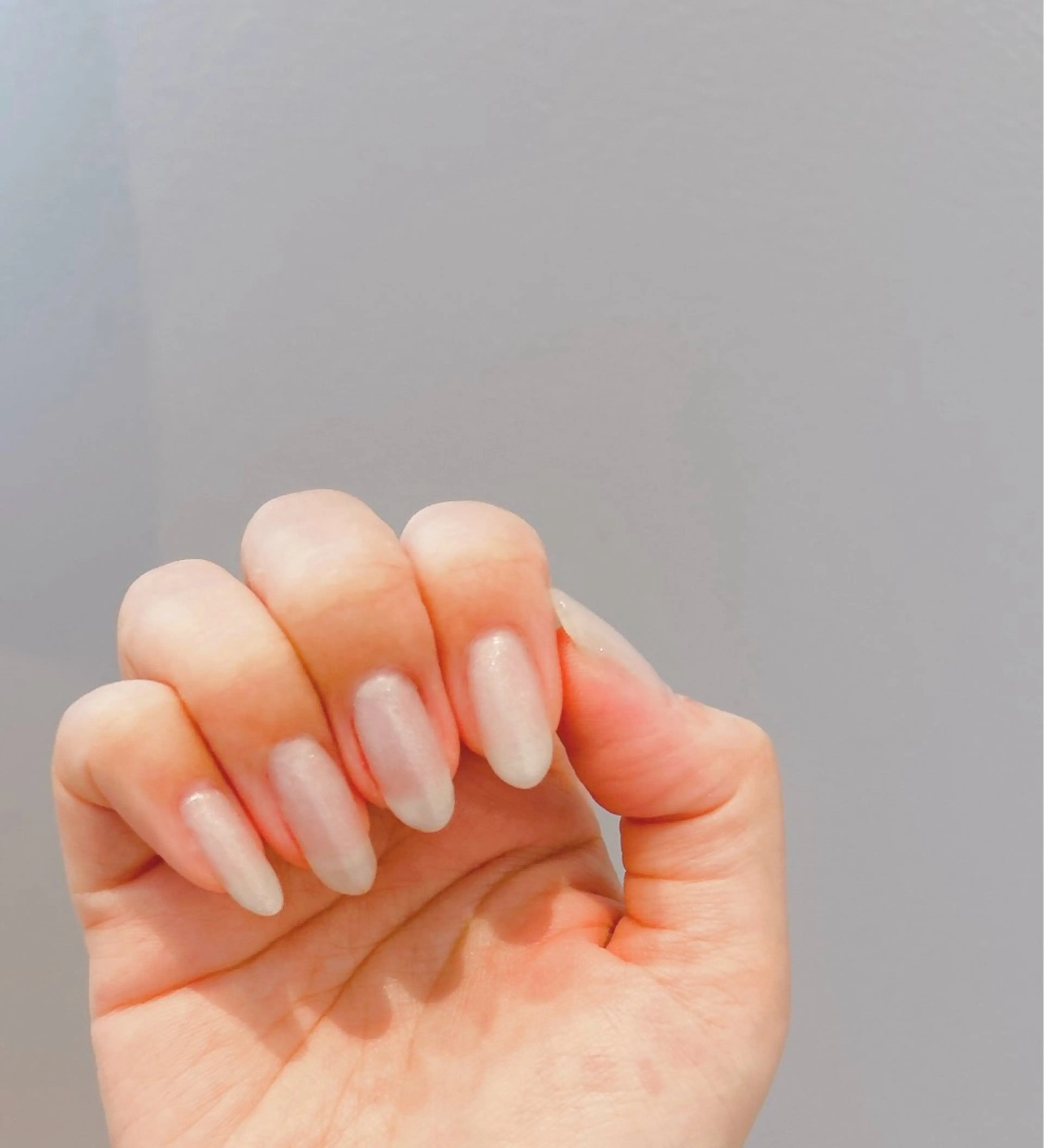 ネイル 長さ出し ワンカラーネイル MYu Beauty Salon YURIのネイルデザイン