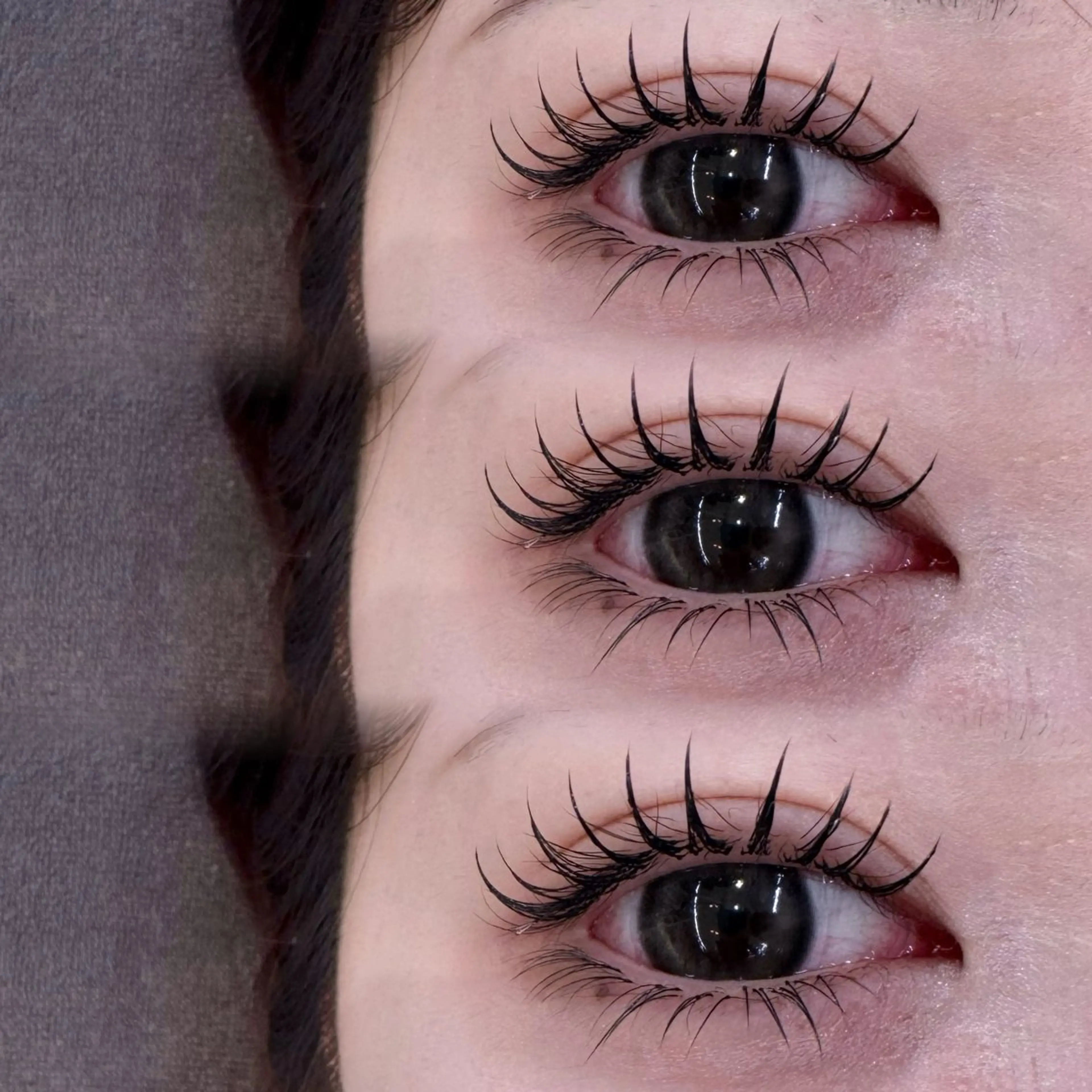 マツエク・マツパ 束感まつ毛 フラットラッシュ まつげパーマ 下まつげエクステ ワンホンマツエク マツエク Gallica🎀 ayameのマツエク・マツパデザイン