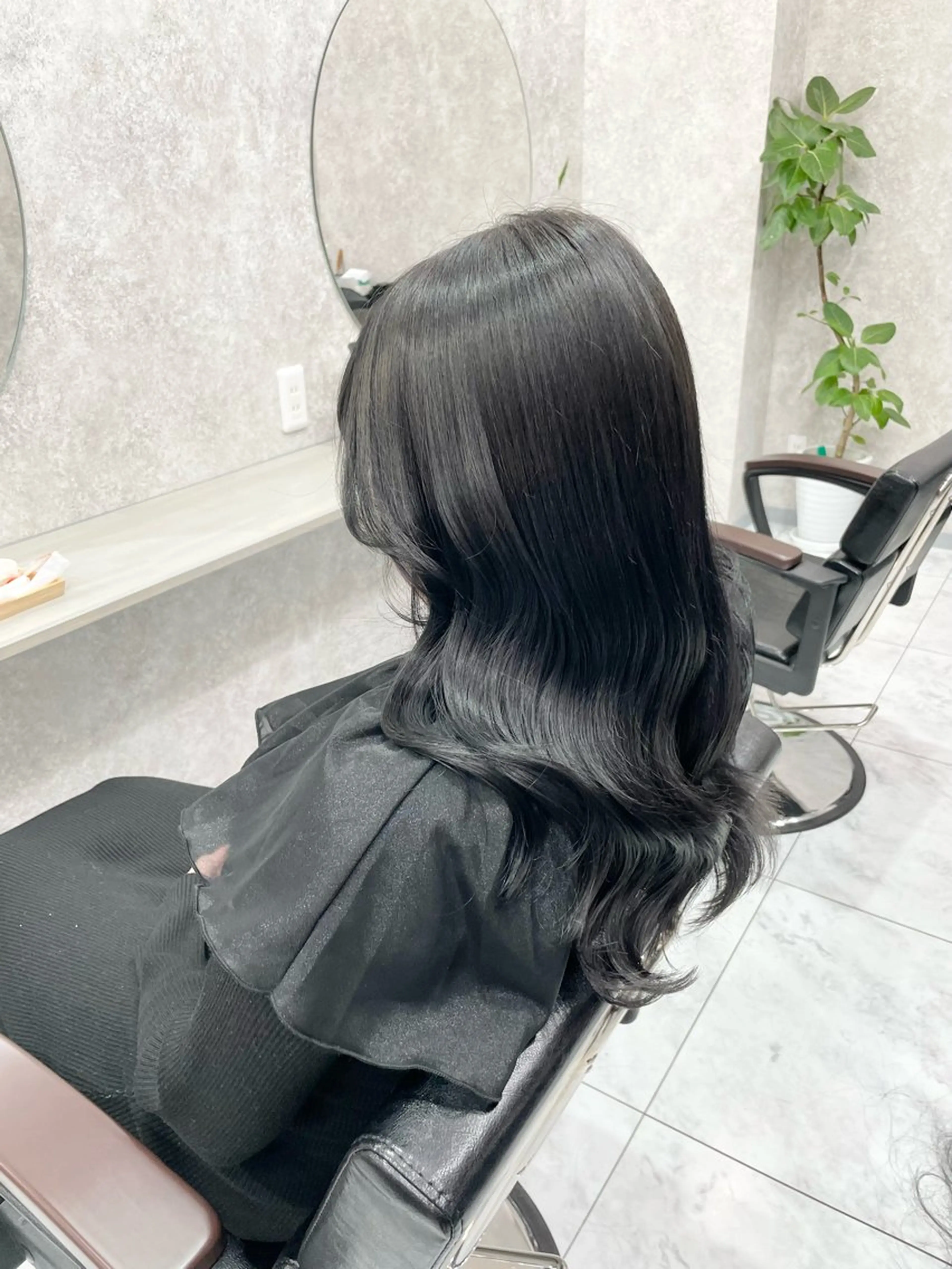 セミロング 🦋ハイトーン🦋 石山 希理🦋のヘアスタイル