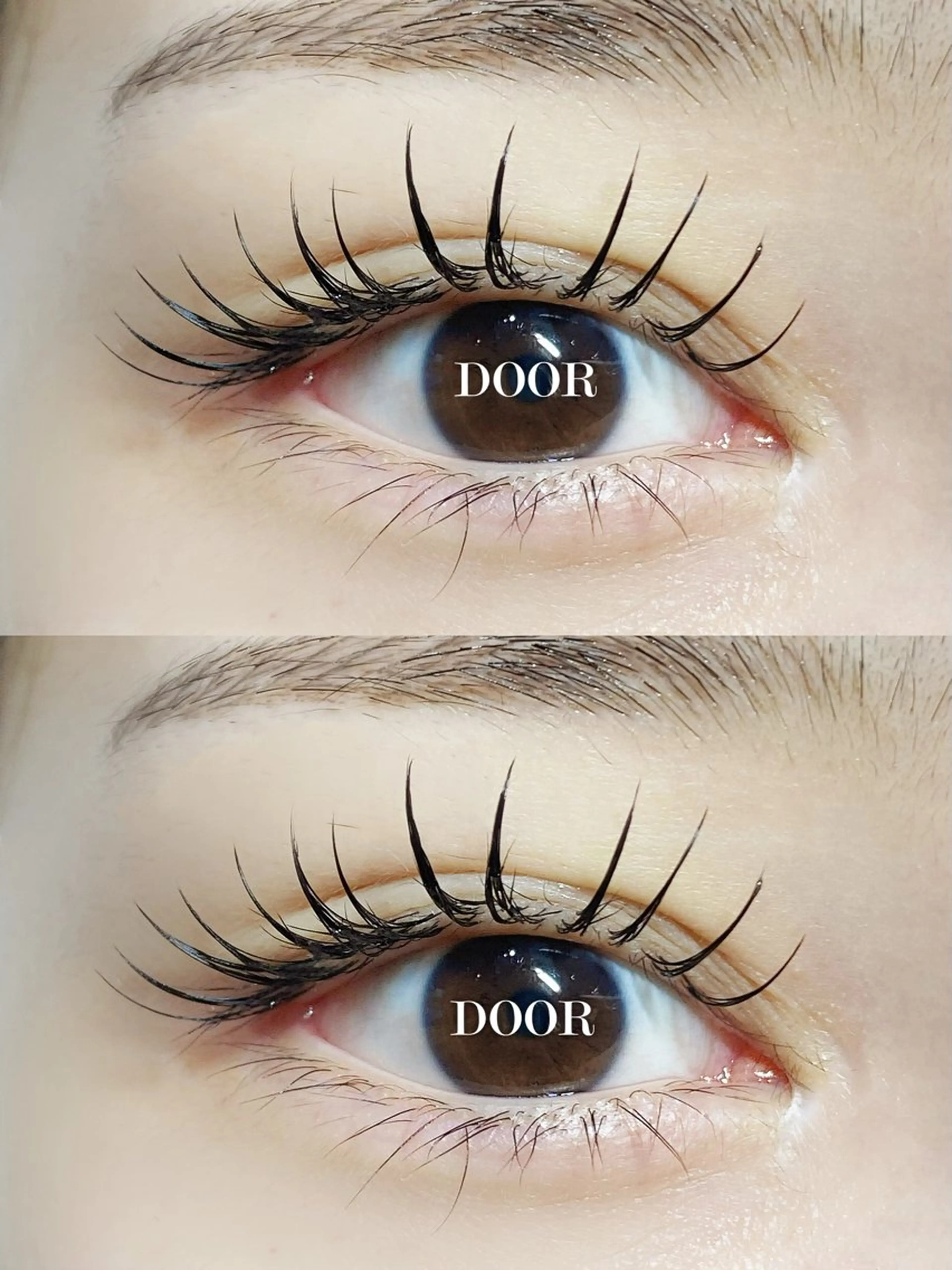 マツエク・マツパ 目尻長め RINA 💜のマツエク・マツパデザイン